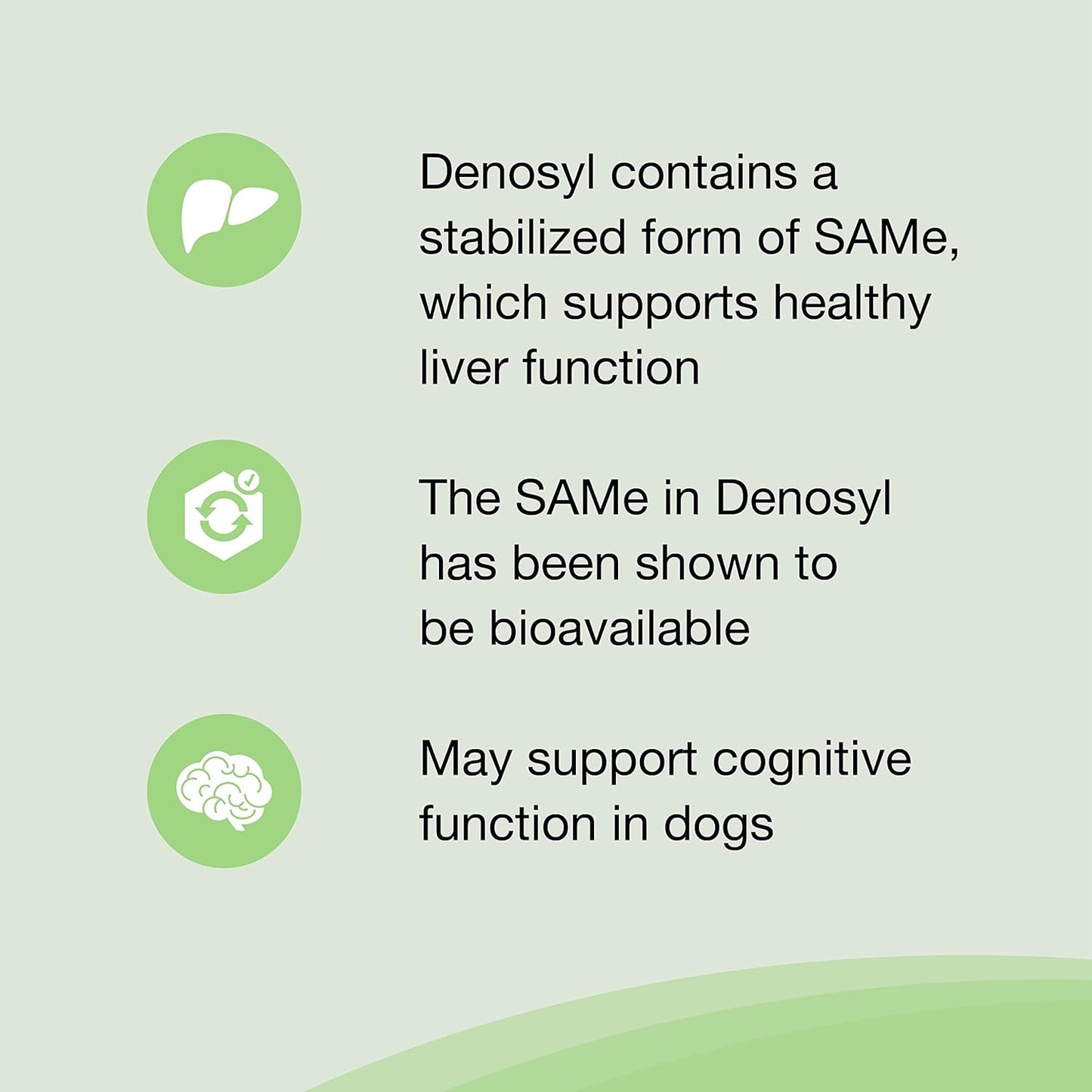 Nutramax Laboratories Denosyl Liver and Brain Health Supplement for Large Dogs, With S-Adenosylmethionine (SAMe), 30 Tablets