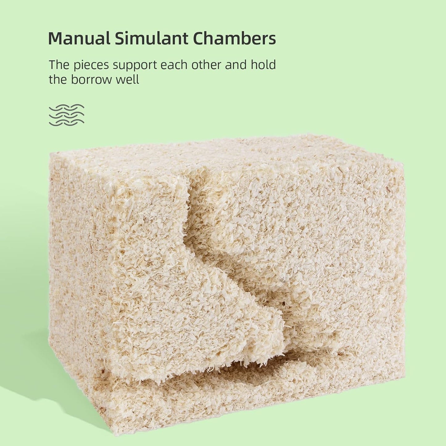 Niteangel Aspen Shaving Hamster Beddings for Syrian Dwarf Hamster Gerbil Mice Degu Rat Rabbit Bunny Guinea Pig Chinchilla Hedgehog or Other Small Pets (65L - Mini)