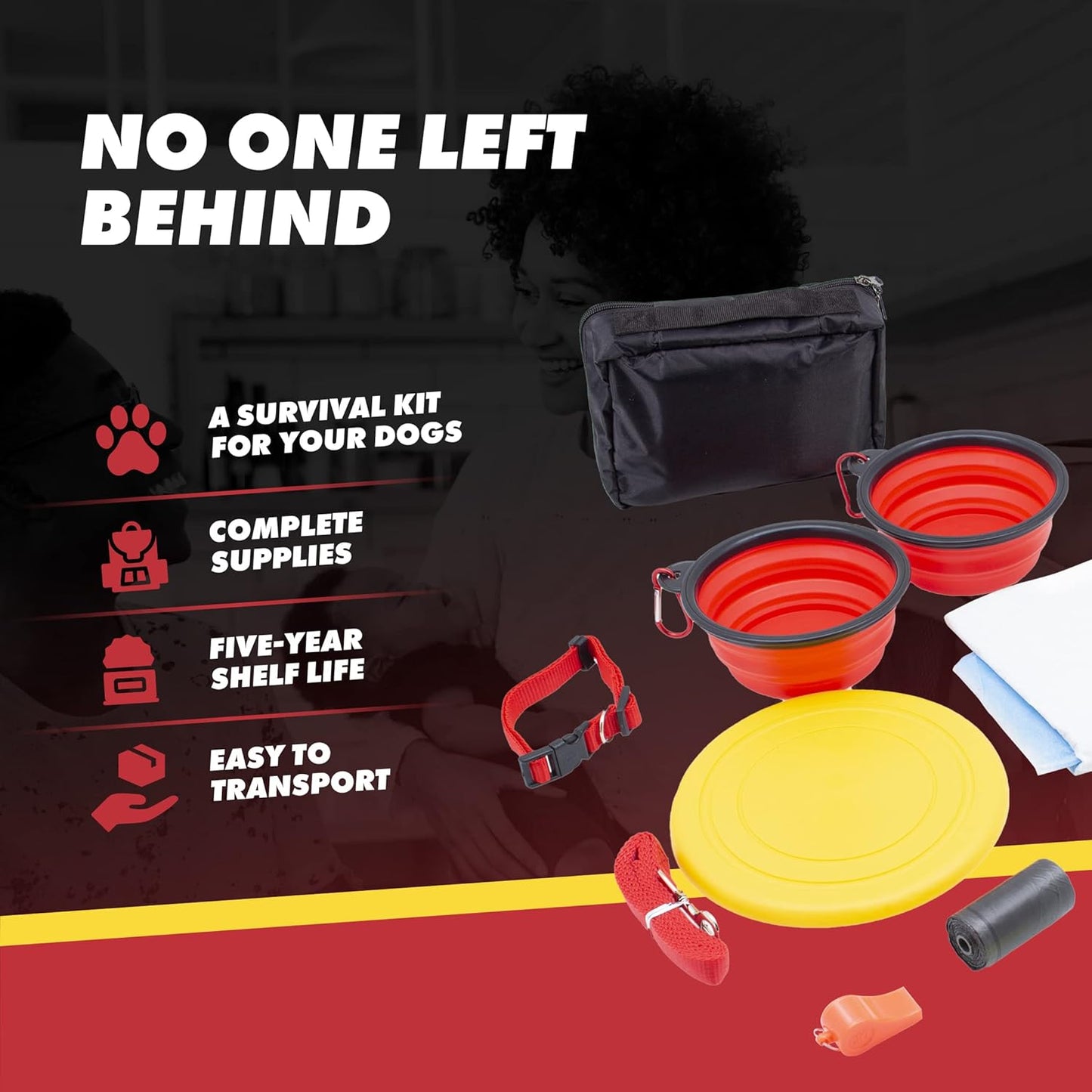 Emergency Zone - Small Dog Emergency Survival Kit - Bug Out, Emergency, Travel Kits, First Aid - Basic