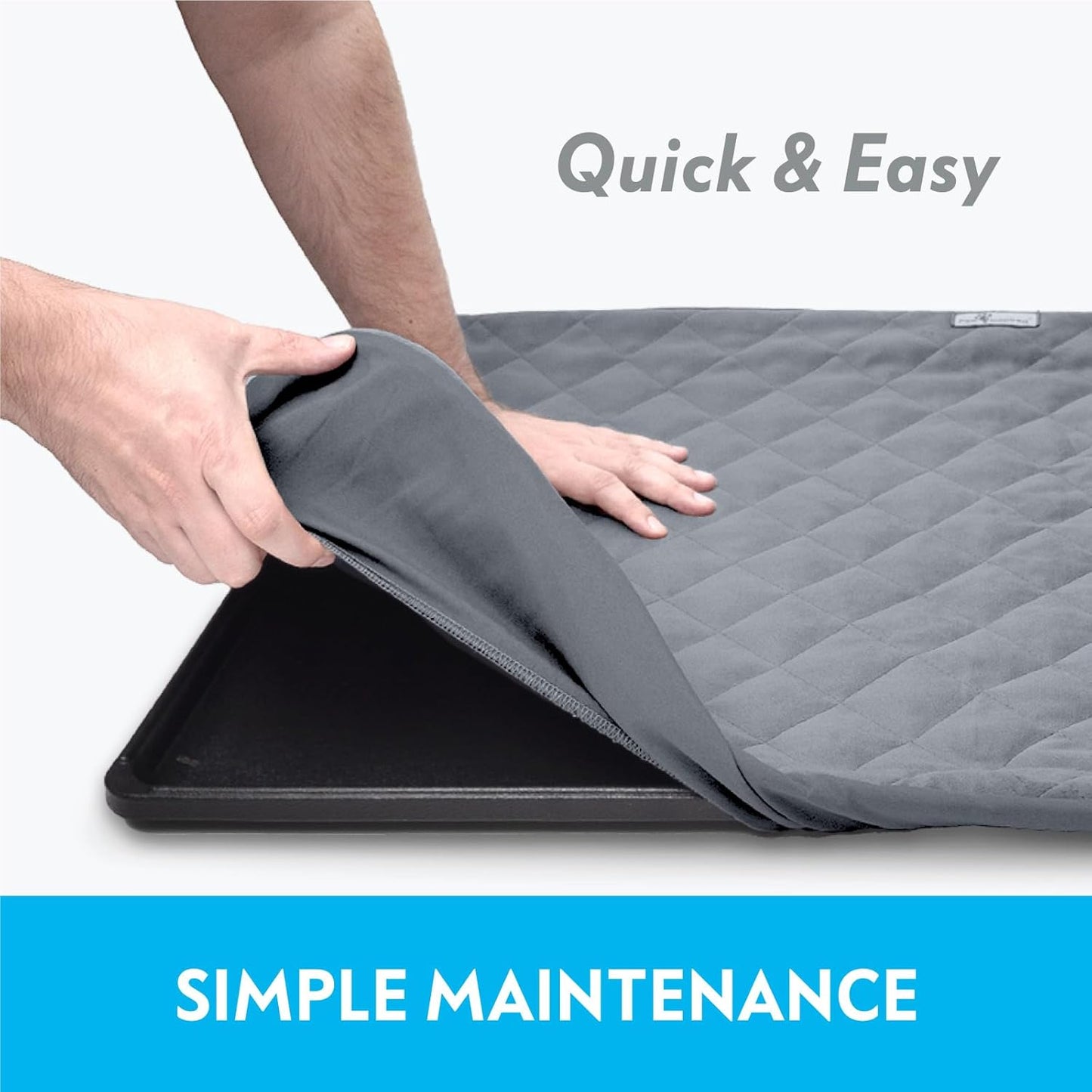 Paw Inspired Fitted Fleece Liner for Ferret Nation, Critter Nation Cage for Ferrets, Rats, Chinchillas, Hedgehogs & Other Small Animals (Gray, Shelf Liner)