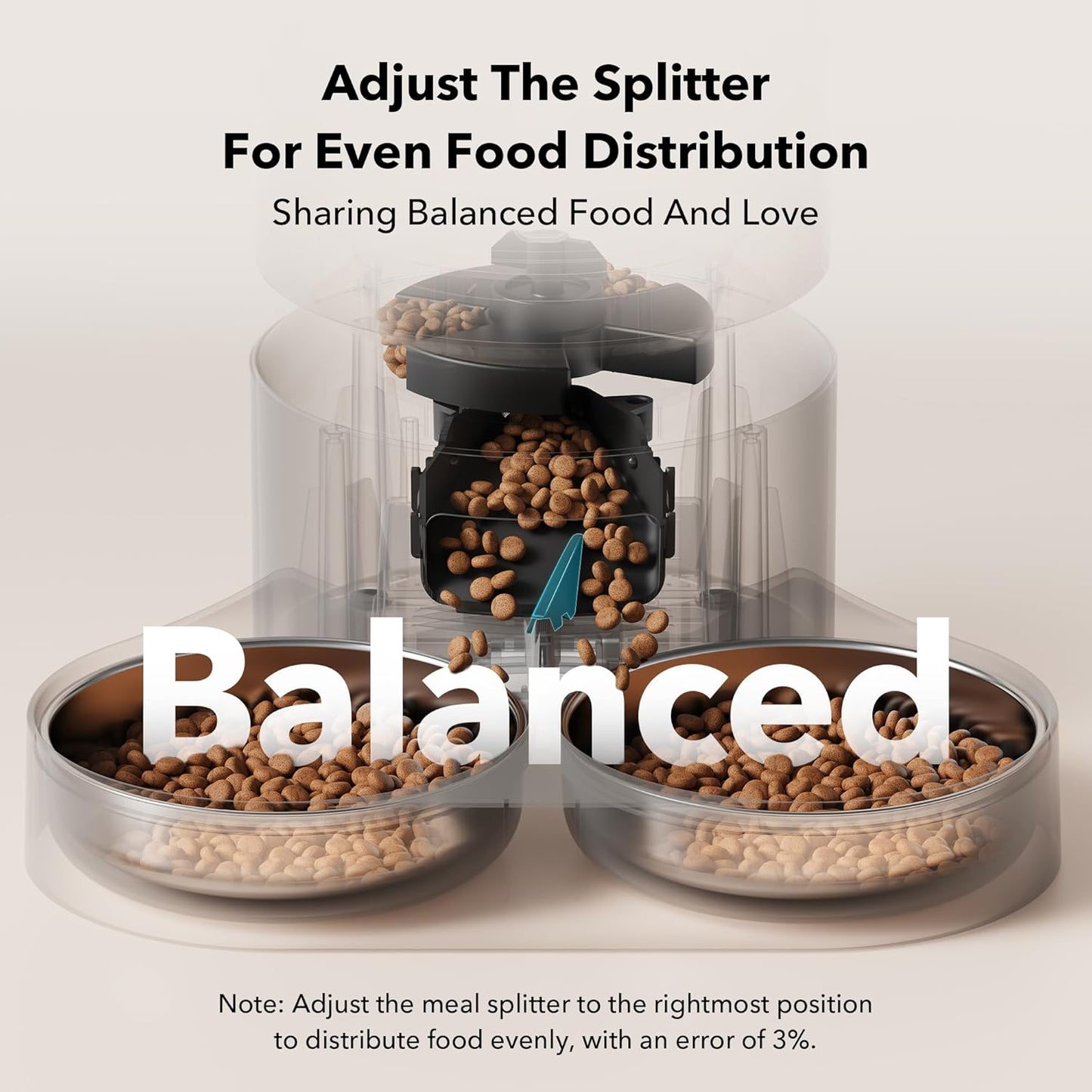 PETLIBRO Automatic Cat Feeder for 2 Cats, 5G&2.4G WiFi Pet Feeders, 5L Programmable Cat Food Dispenser with Airtight Lock-Fresh Technology, Dual Stainless Steel Bowls, Low Food Sensor