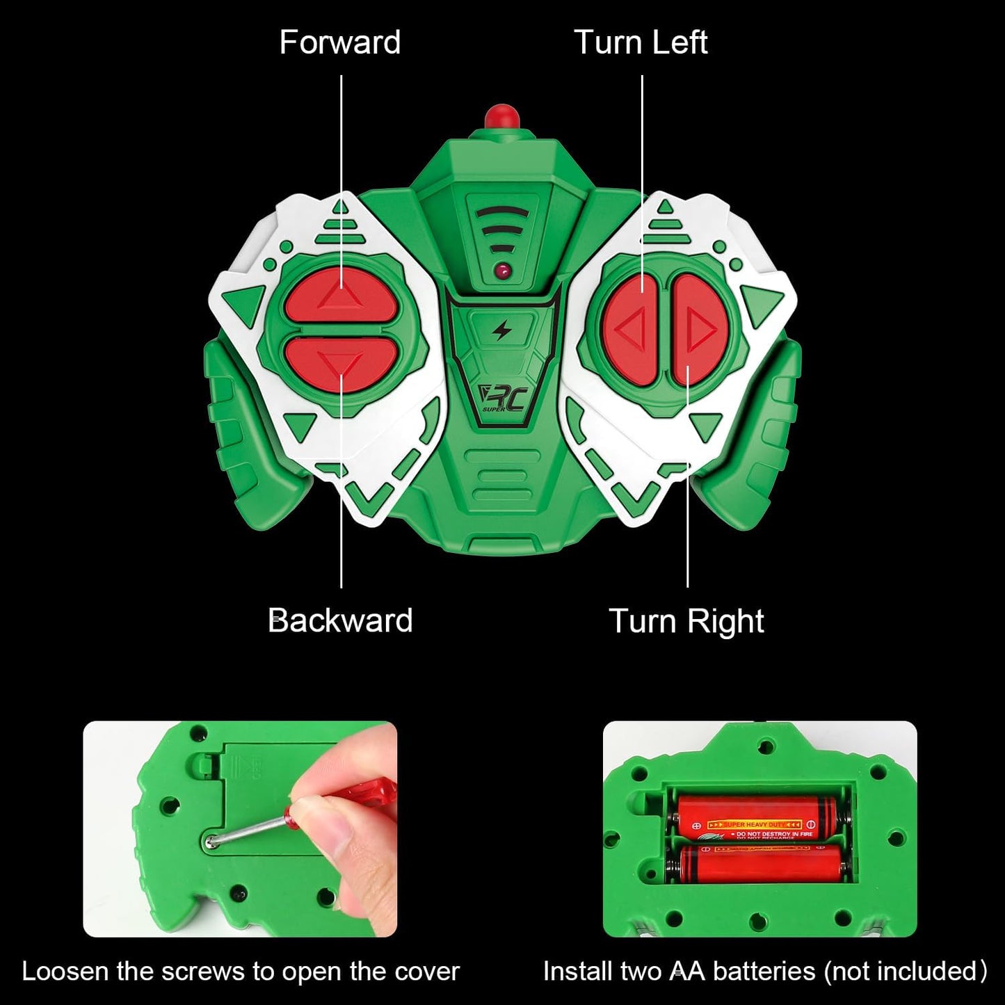 fisca Remote Control Tactor Toy Set & 33PSC Farm Vehicle Playset - Animal Figurines ,2.4GHz 1/24 Scale RC Tractor,Livestock Trailer, Fence with Light for Kids Age 4, 5, 6, 7 and Up Years Old