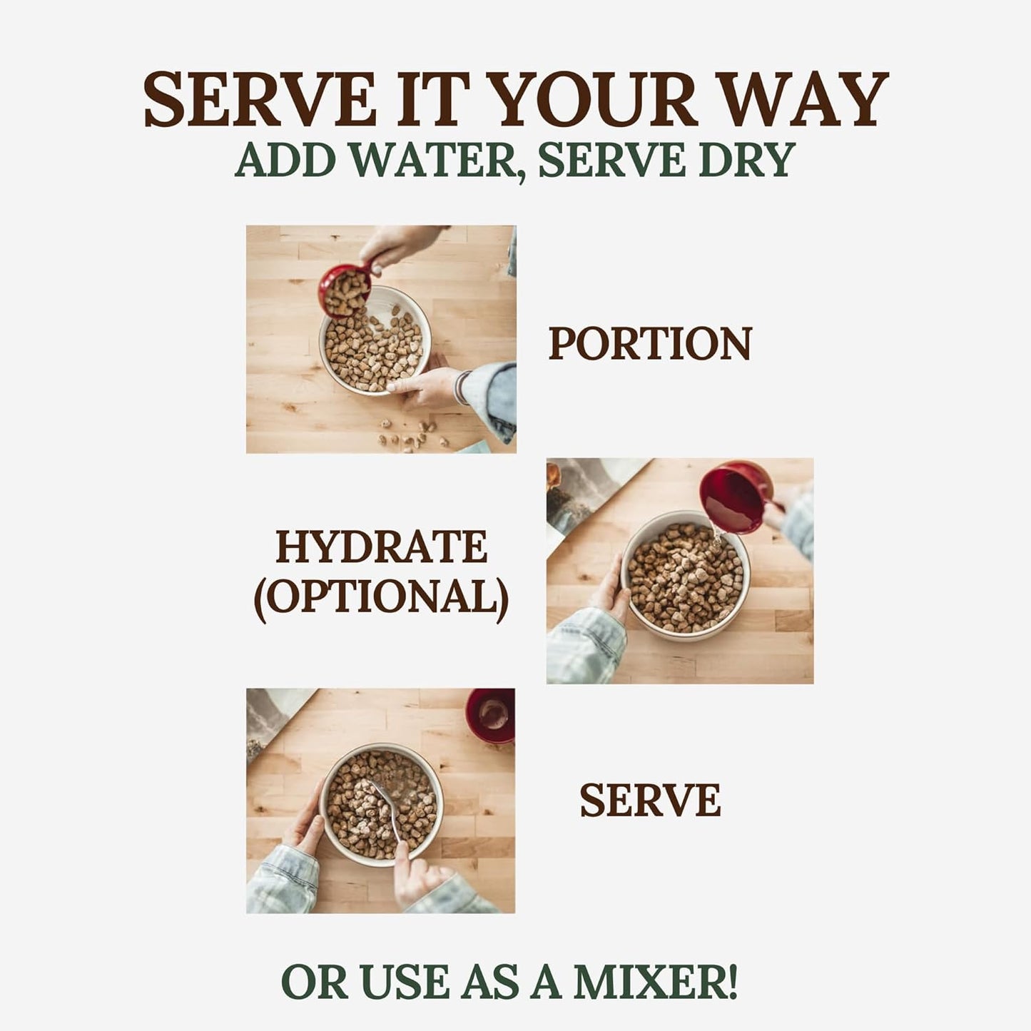 360 Pet Nutrition Freeze-Dried Raw Dog Food – Multi-Protein with Beef, Chicken, Fish, Liver & Organs, High Protein, Omega-3s, Fruits, Veggies & Superfoods, Grain-Free, No Fillers, 1 lb – Made in USA