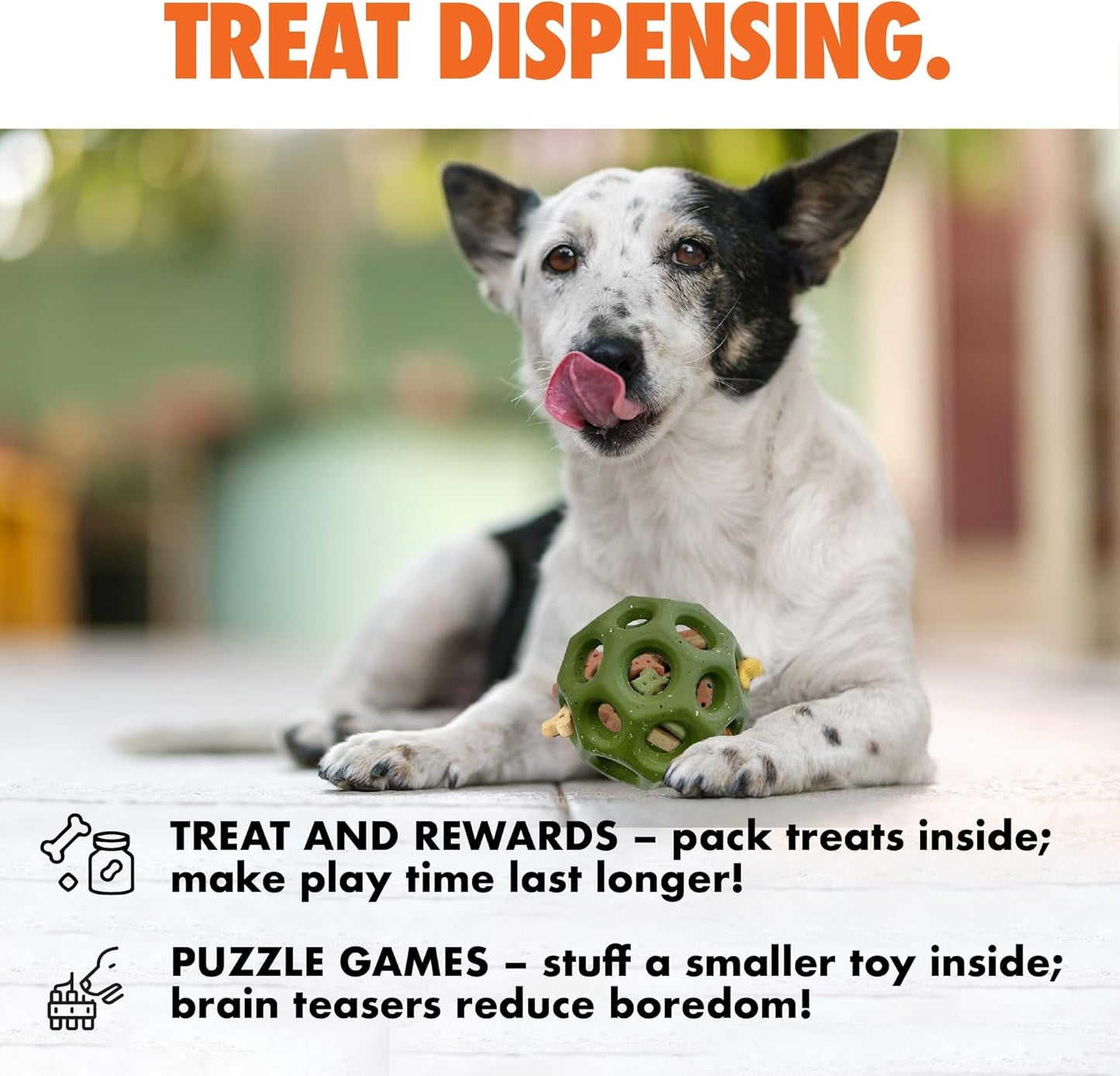 Max Fusion with Nike Grind, Arlee Helix Dog Toy, Chew Toy for Play, Fetch, Tug, M