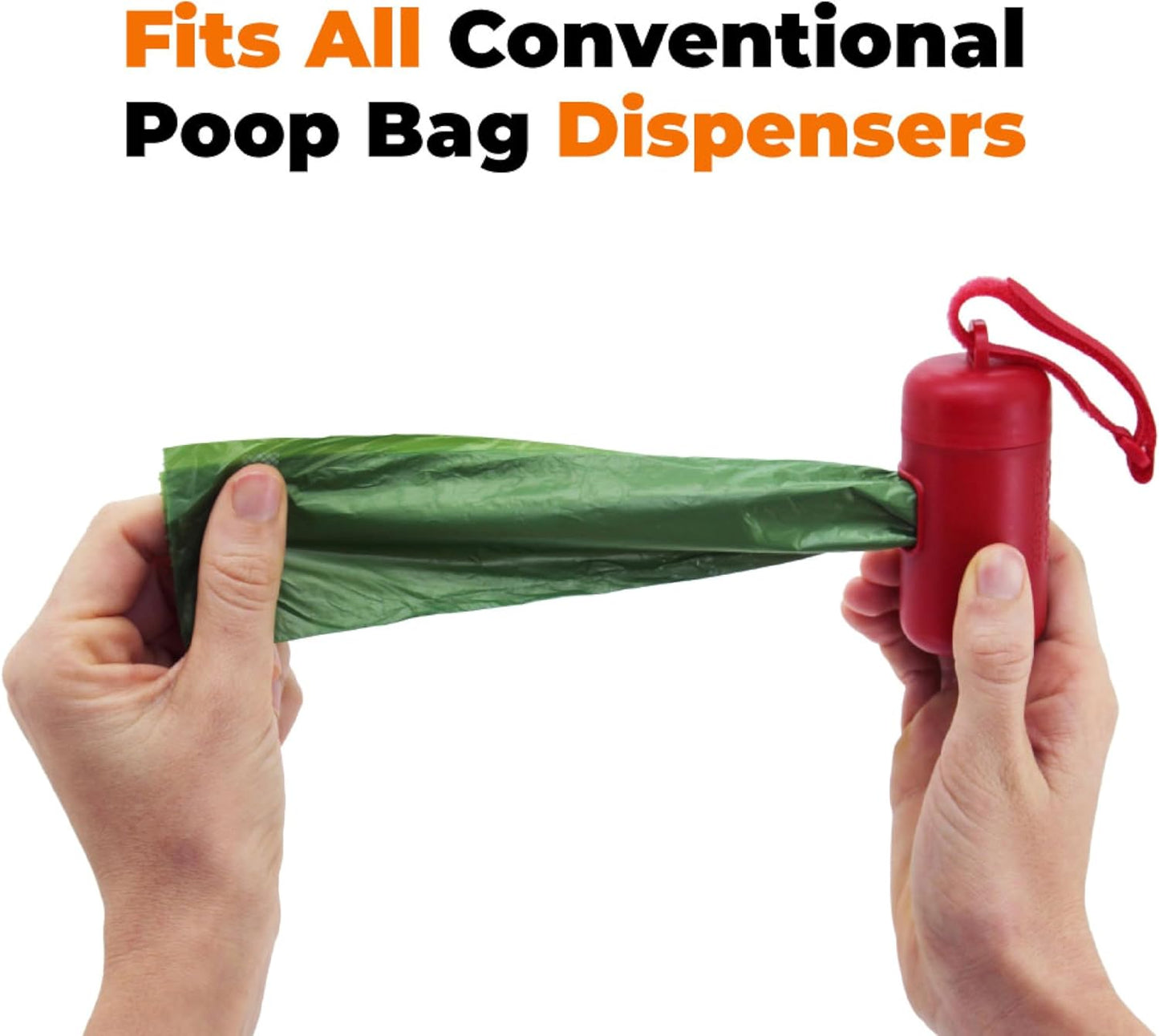 Best Pet Supplies Poop Bags for Dogs, 50% Post-Consumer Recycled Content dog waste bags on rolls, fits all poop bag holders for leashes - 300 Count, Green, Lavender Scented