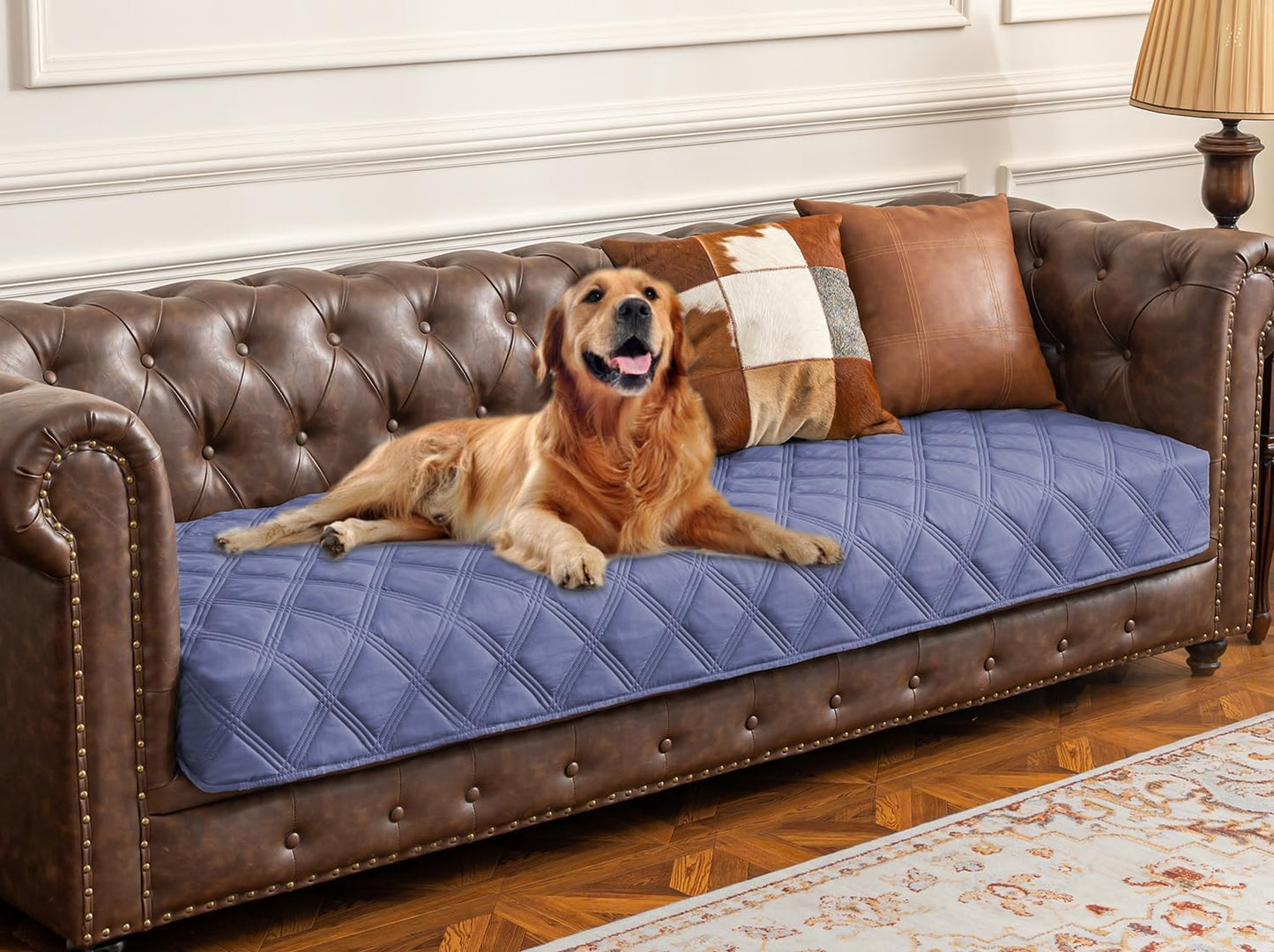 Ameritex Waterproof Dog Bed Cover Pet Blanket with Anti-Slip Back for Furniture Bed Couch Sofa