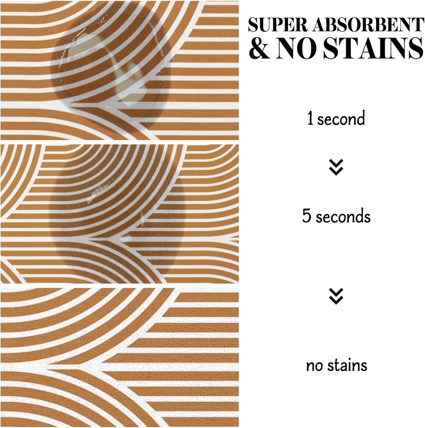 Dog Food Mats for Floors, Absorbent Dog Bowl Mat for Food and Water Dispenser Mat, Quick Dry Cat Food Mat Pet Supplies