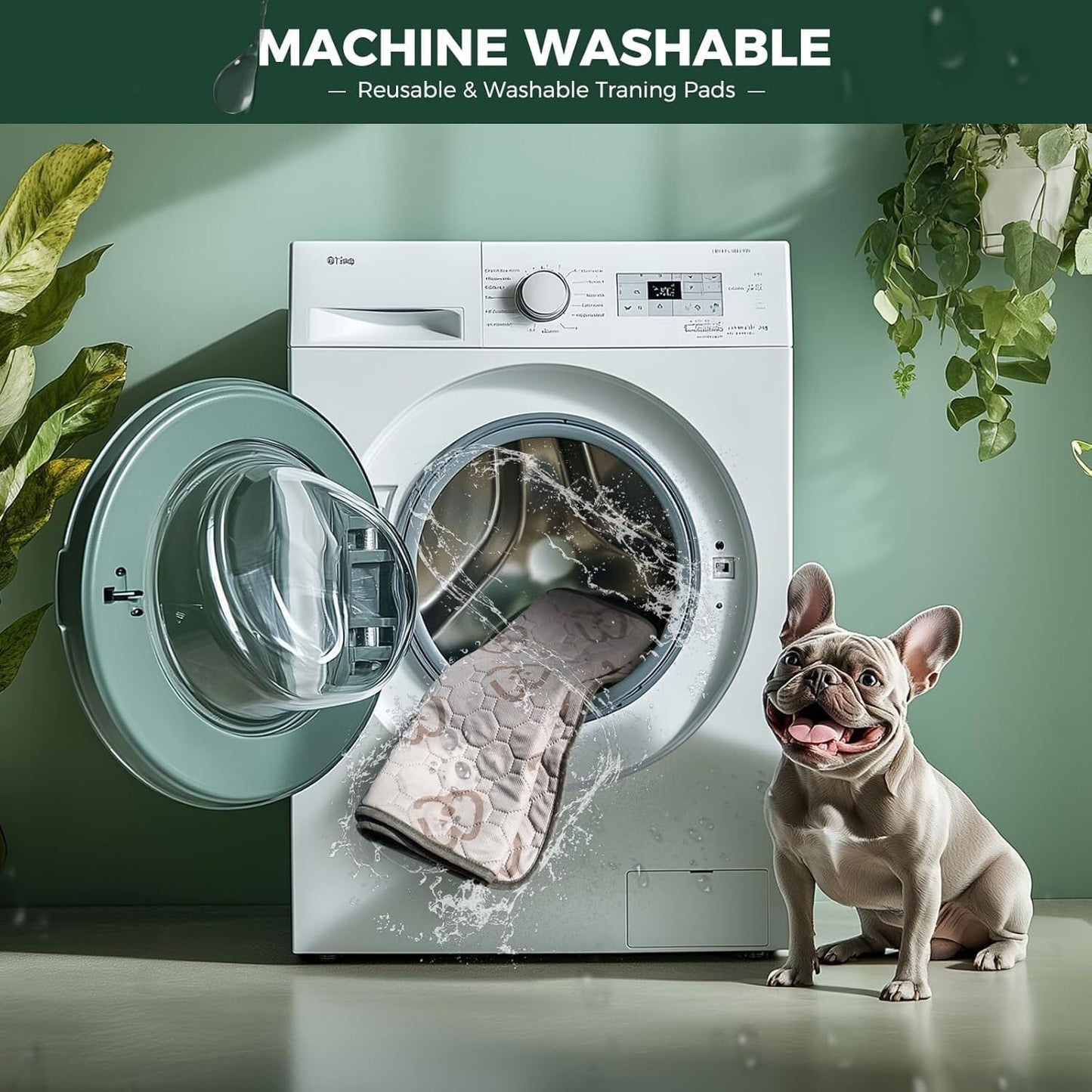 FXW Washable Pee Pads for Dogs, Puppy Pads with Super Absorbent, Specifically Designed for 42inch Cages, Rectangle, 41" x 27", 2 Packs