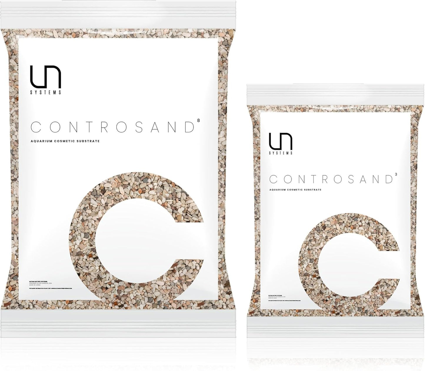 Ultum Nature Systems Controsand Tahoe Aquarium Sand (3L) - Freshwater Tank Substrate for Live Shrimp & Planted Aquariums