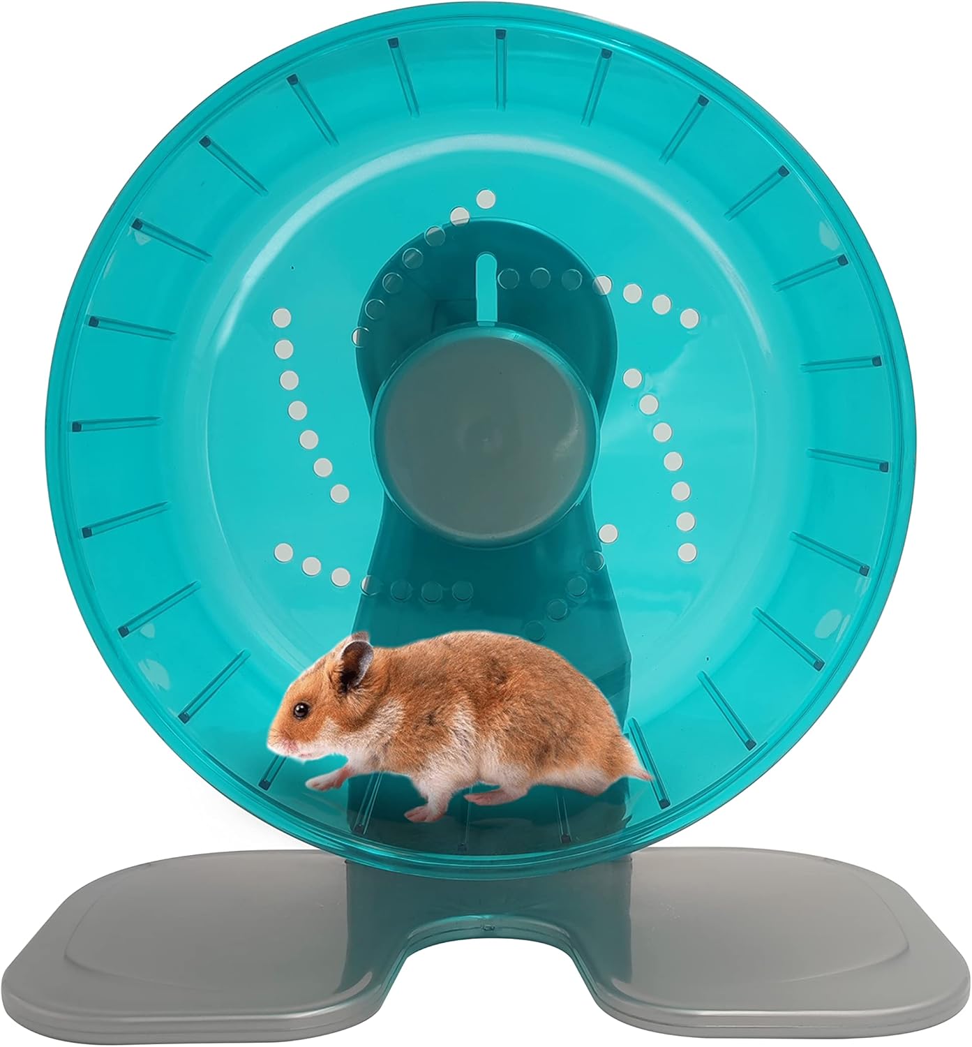 Petest Hamster Exercise Wheel, Silent Spinner Hamster Running Wheels, Diameter 8.3 inch, Green