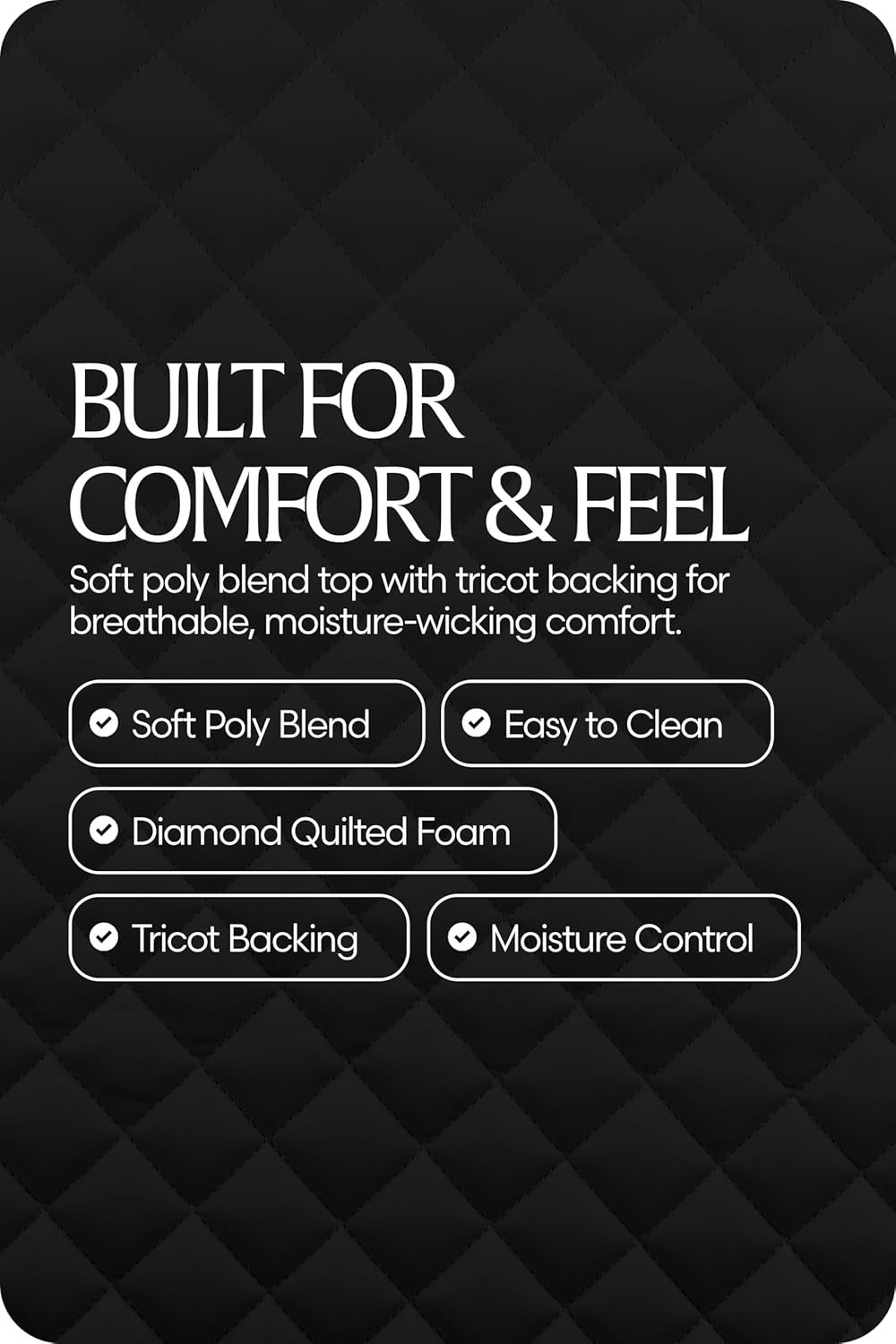 Equinavia Harstad Dressage Saddle Pad | Classic & Durable | Moisture-Wicking Tricot Backing