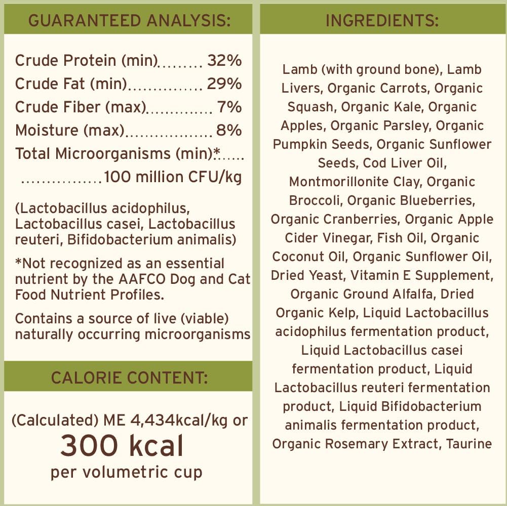 Primal Freeze Dried Dog Food, Pronto Mini Nuggets, Lamb; Scoop & Serve, Complete & Balanced Meal; Also Use as Topper or Treat; Premium, Healthy, Grain Free, High Protein Raw Dog Food (16 oz)