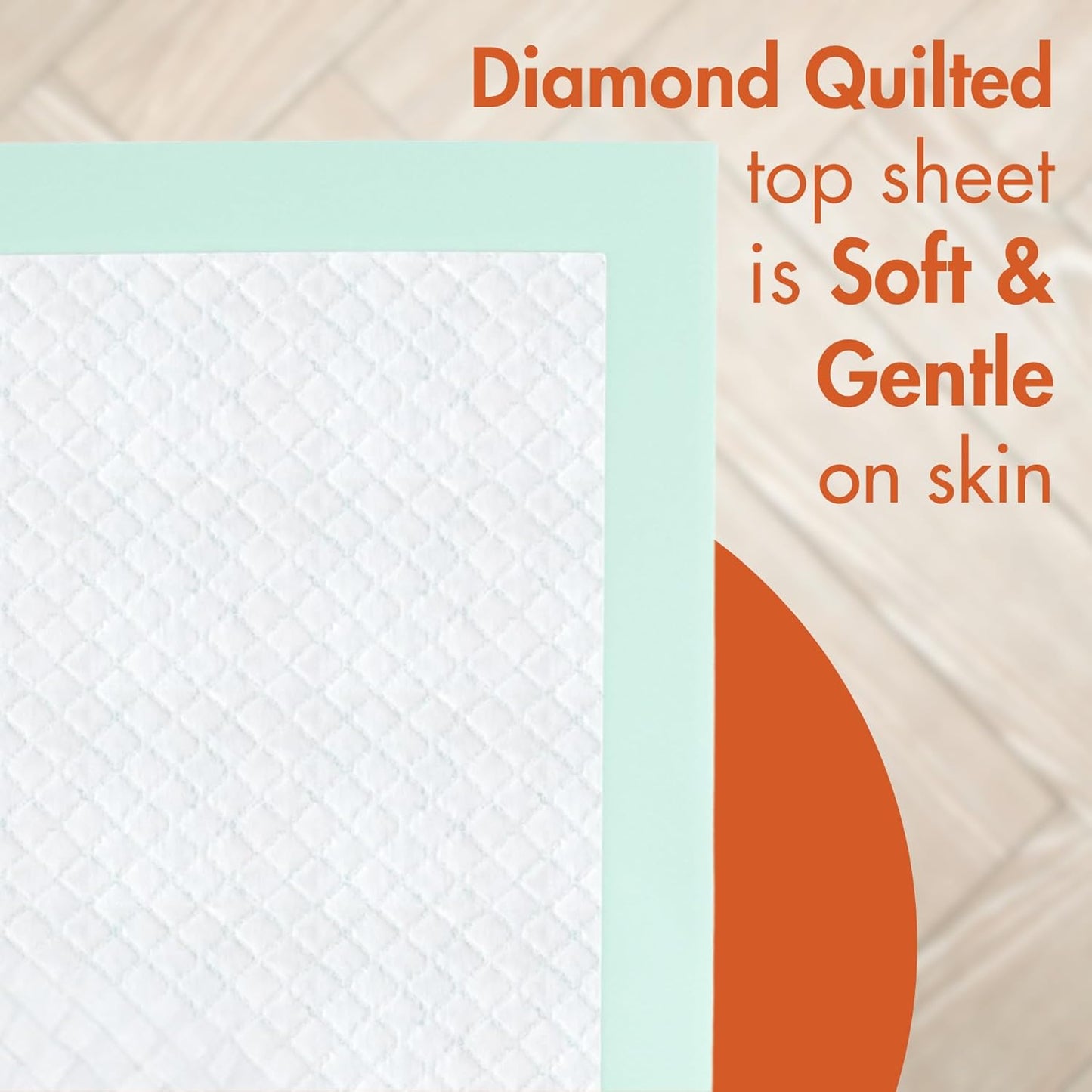 Caring Disposable Underpads 36 x 36 in, Heavy Absorbency Bed Pads, Chucks Pads, Puppy Pads, Baby Changing Pads, Incontinence Underpads for Adults, Pets, Babies, 50 Count Pack