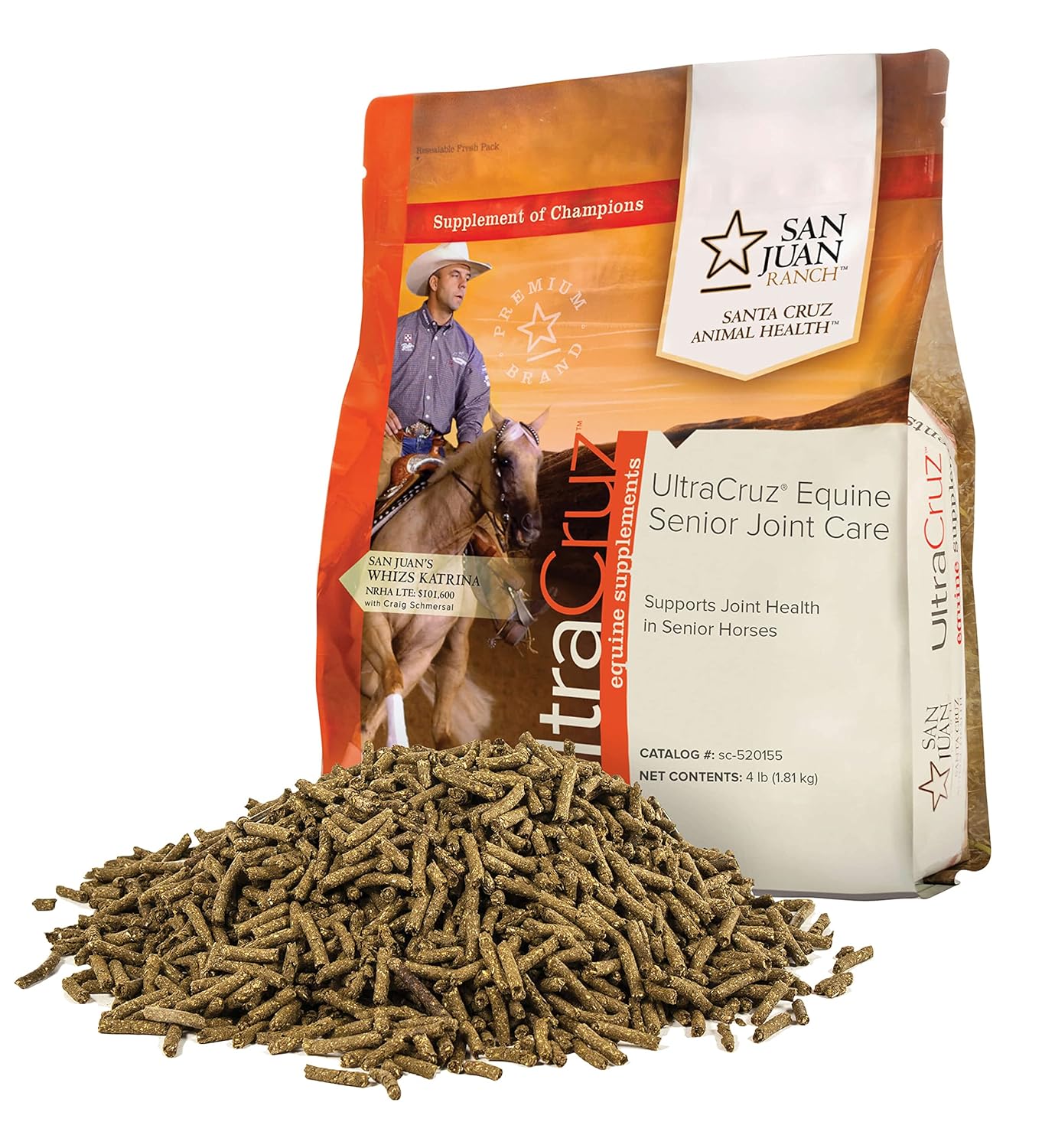 UltraCruz® Equine Senior Joint Care for Horses, 4 lb, pellets