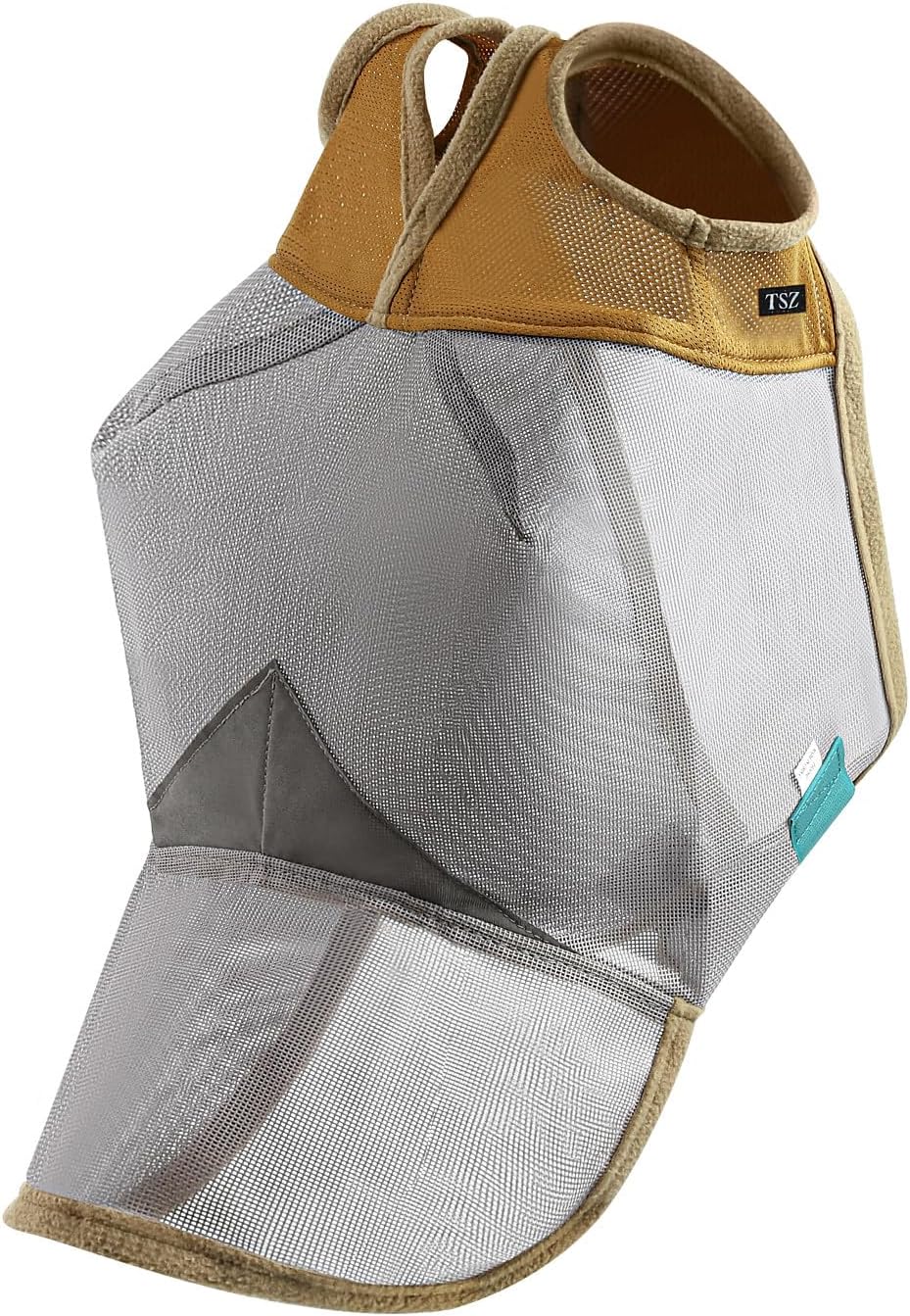 Fly Masks for Horses, 70% Uv-Block, Breathable Fly Mask for Equines, Durable, Comfortable Fit for All-Day Protection, Horse Size (Horse Fly Mask, with Nose)