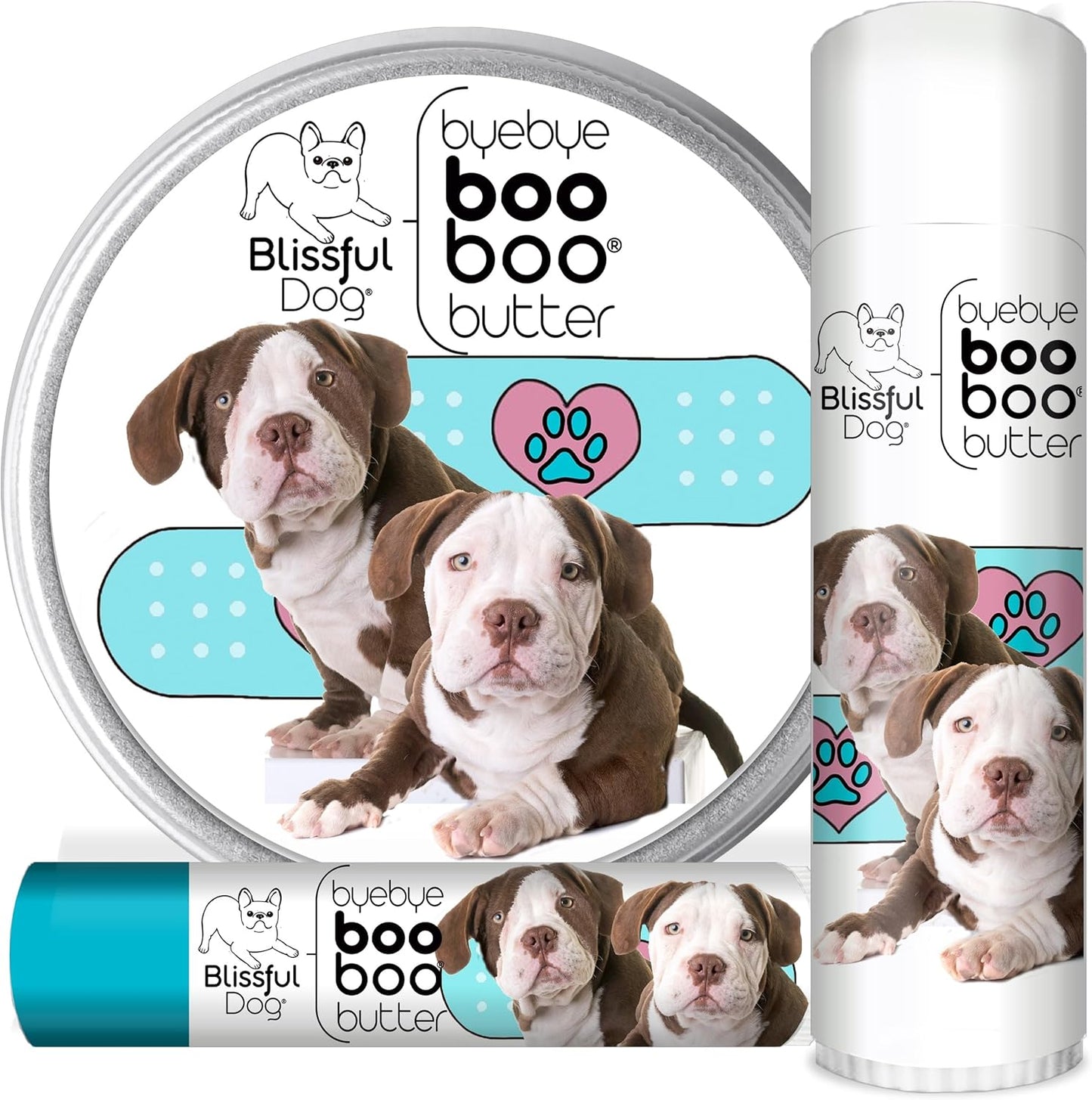 The Blissful Dog 4 oz TIN American Bulldog Booboo Butter