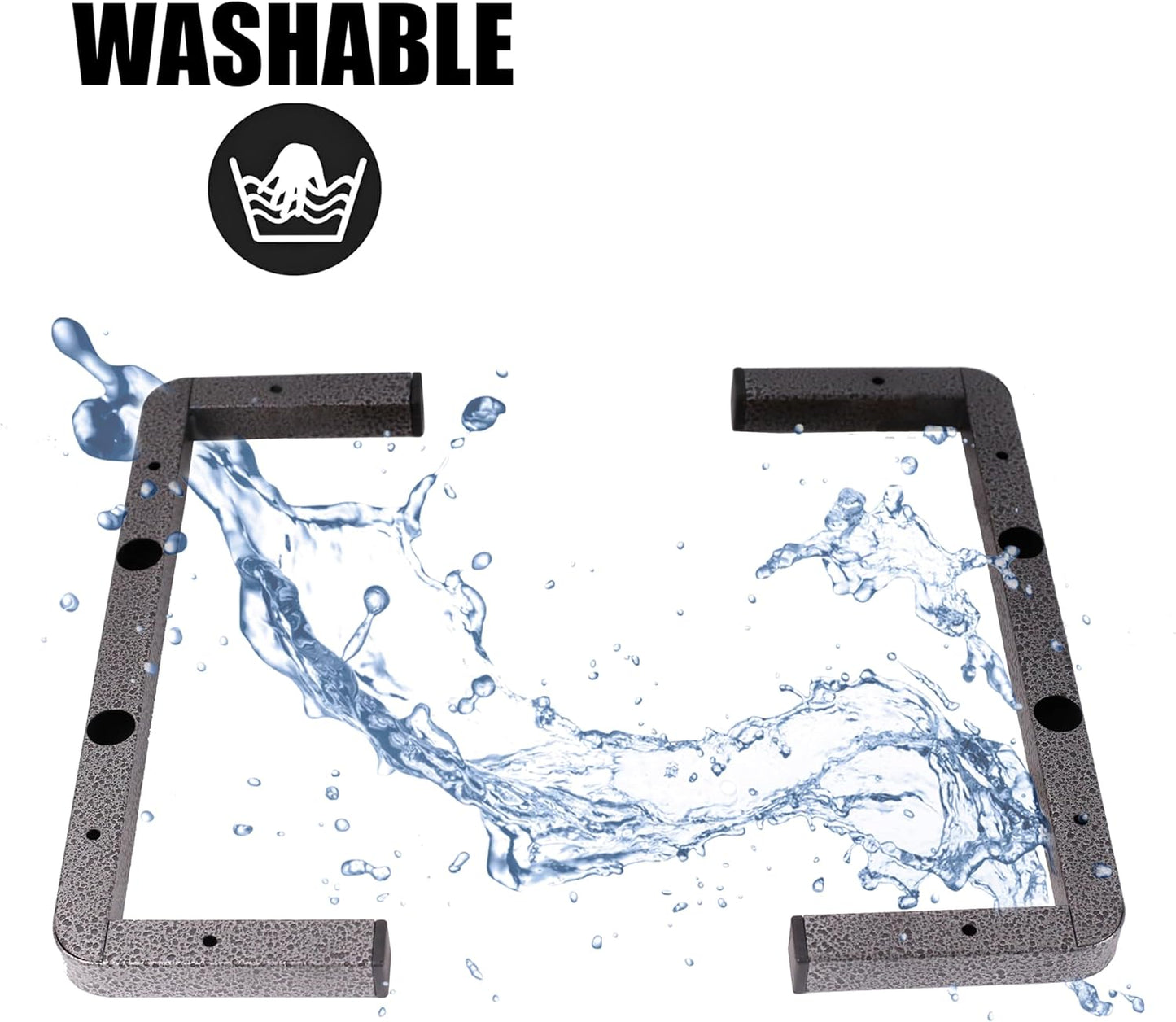 Small Bird Parrot Training Perch Stand for Parakeet Budgies Cockatiel Conure, Durable Heavy Duty Rustproof Metal Frame with 4 Wooden Bars for Bird to Play Climb and Exercise Table Toy