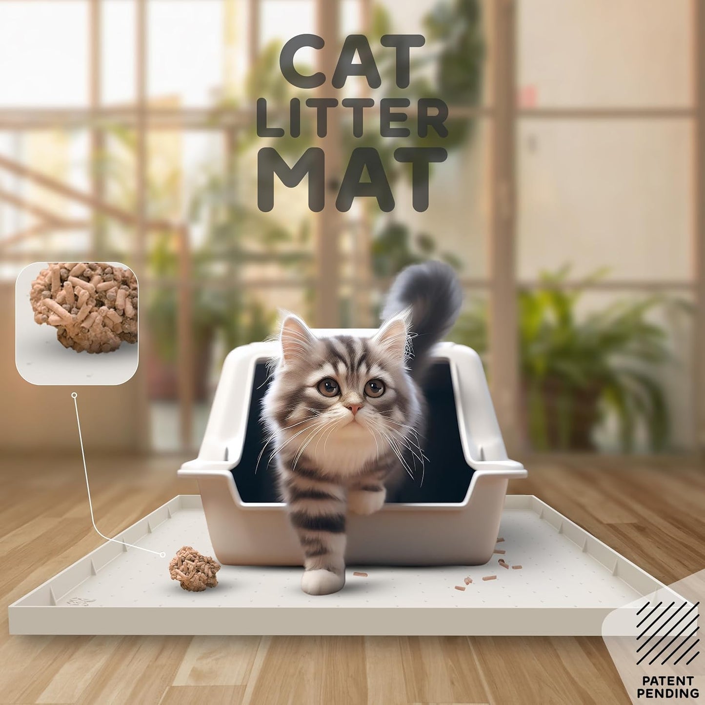 32x24x1” XL Dog Food Mat - All Purpose Under Sink Liner, Washer and Dryer Covers for The Top, Silicone Griddle Mat for Blackstone - Raised Edges Dog Mat for Food and Water Prevent Spill, Waterproof