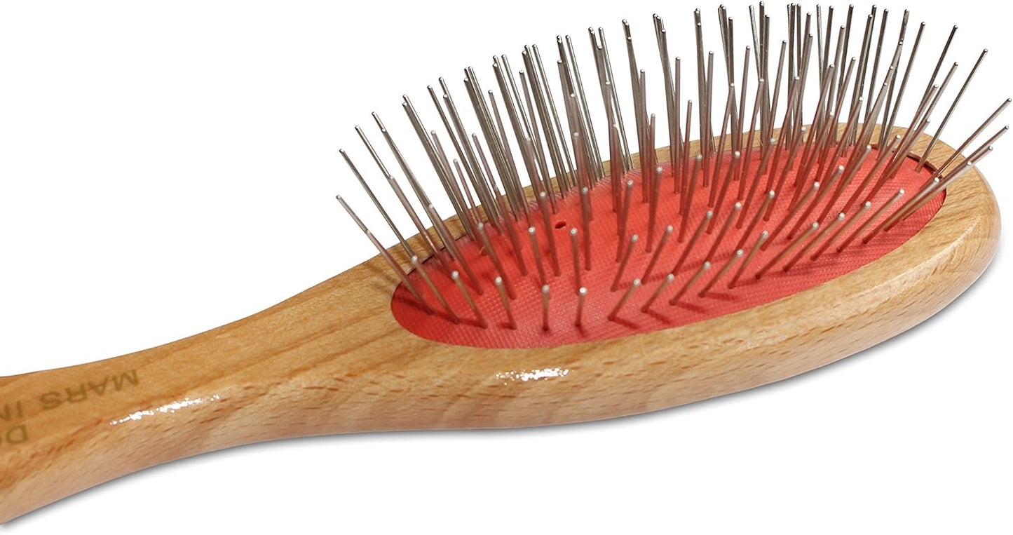 Mars Coat King Professional Grooming Brush for Dog and Cats. (7.25", 1" Stainless Steel Pins)