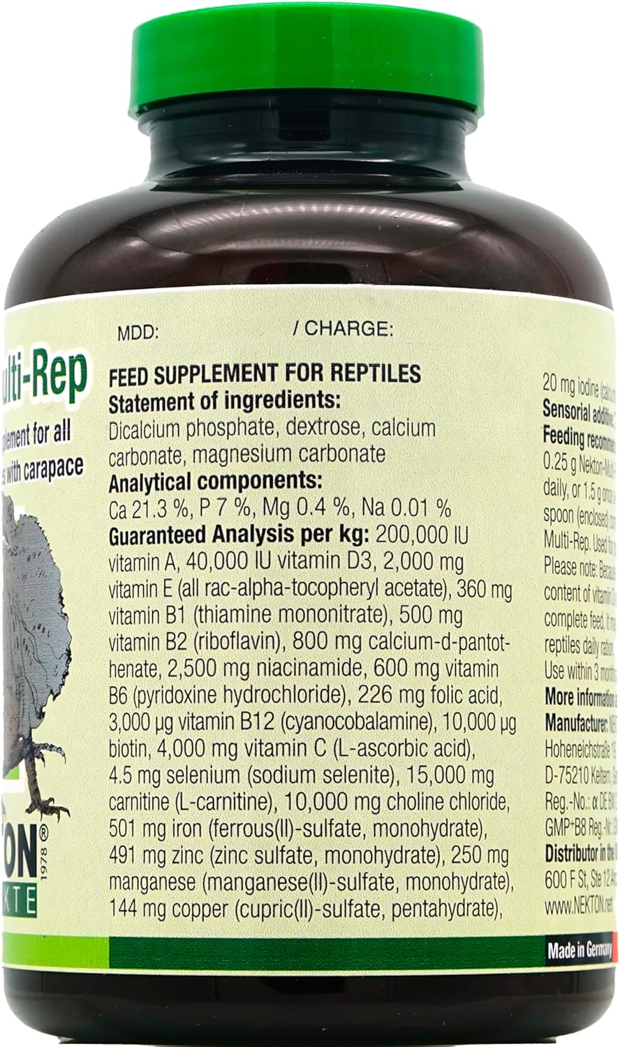 Nekton Multi-Rep Vitamin and Minerals for All Reptiles 300gm / 10.58oz