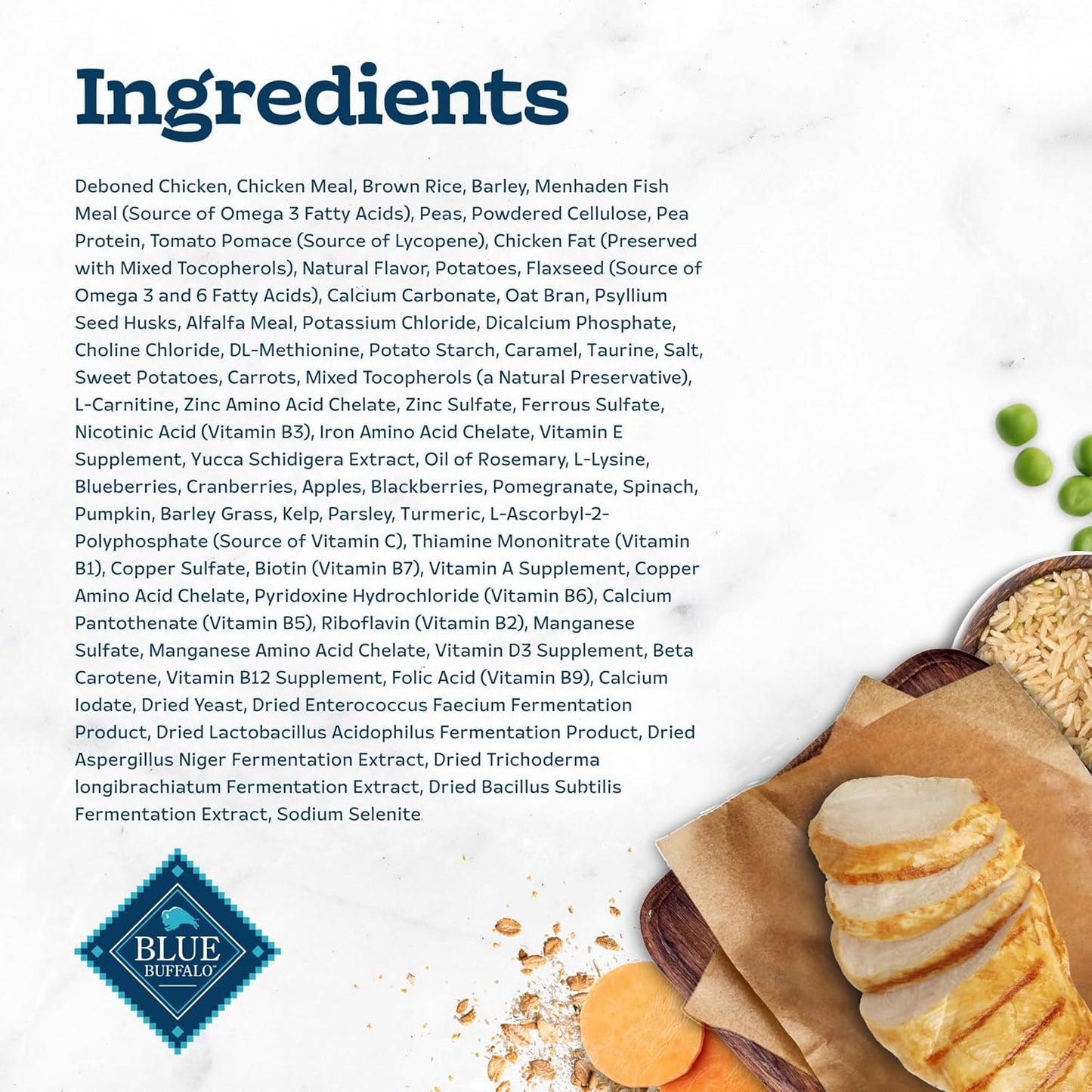 Blue Buffalo Tastefuls Adult Dry Cat Food for Weight Management & Hairball Control, Made in the USA with Natural Ingredients, Chicken Recipe, 7-lb Bag