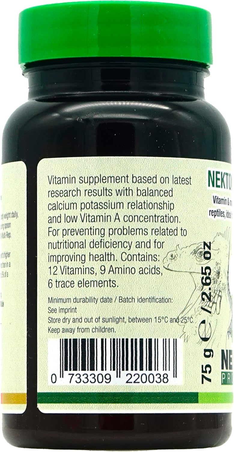 Nekton Multi-Rep Vitamins and Minerals for all Reptiles, 75gm