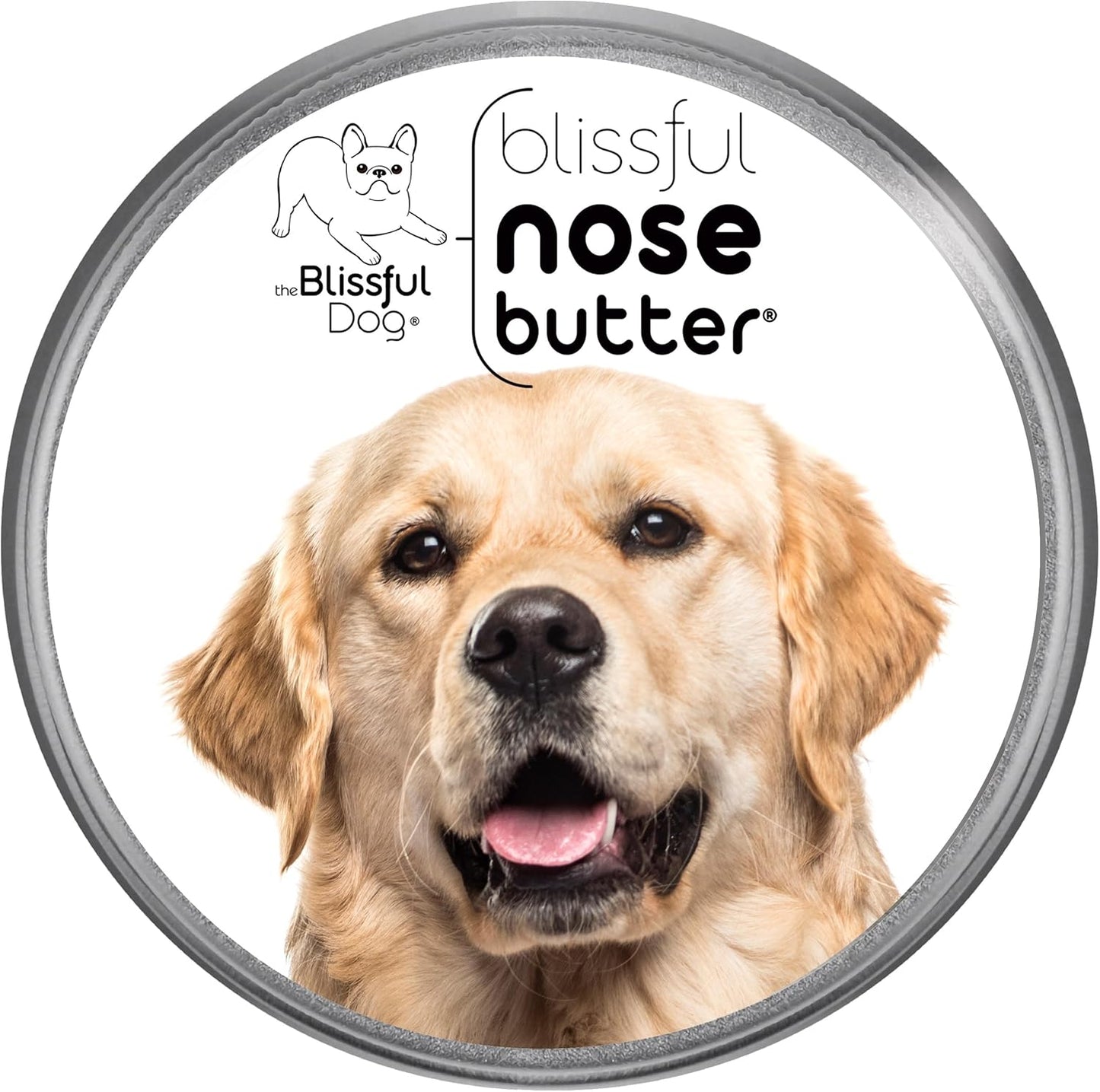 The Blissful Dog Golden Retriever Nose Butter, Versatile Dog Nose Balm for Dry Nose, Handcrafted Nose Moisturizer, Easy-to-Apply Dog Essentials, Unscented, 1 oz.