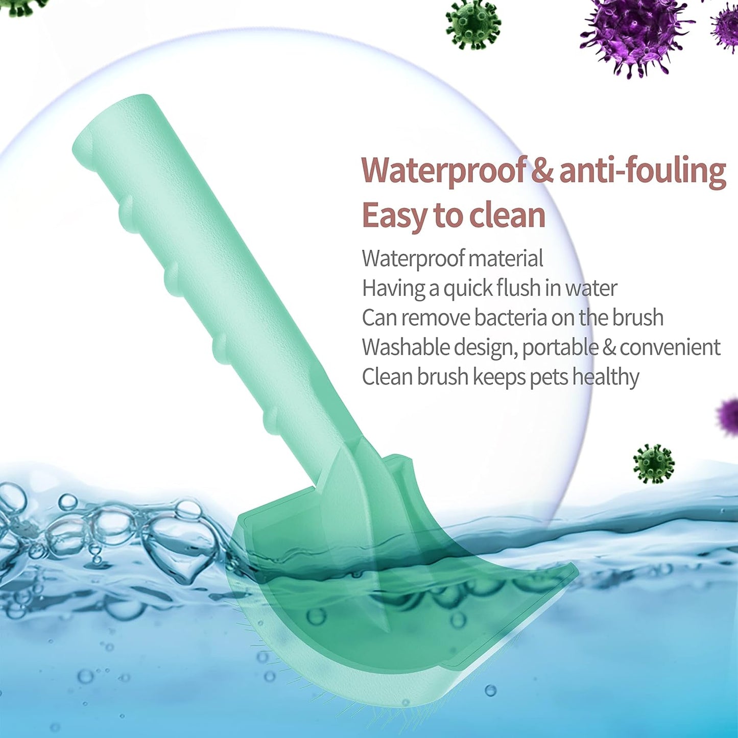 Super Dense Soft Brush for Thick and Long Fur - Doodle Grooming Brush for Fluff, Shedding, Tangles on Goldendoodles - 25mm (1")