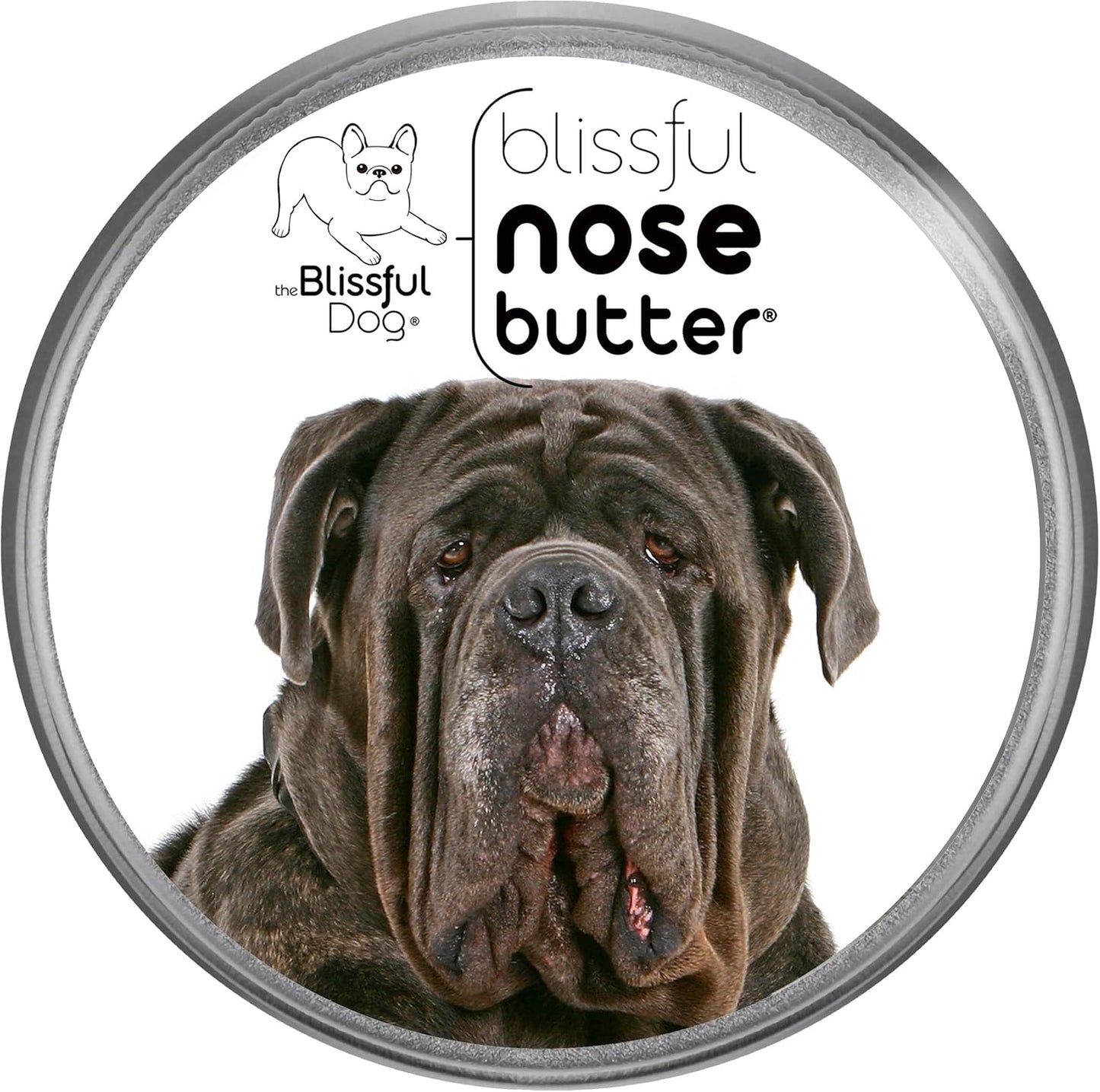 The Blissful Dog Neapolitan Mastiff Unscented Nose Butter - Dog Nose Butter, 8 Ounce