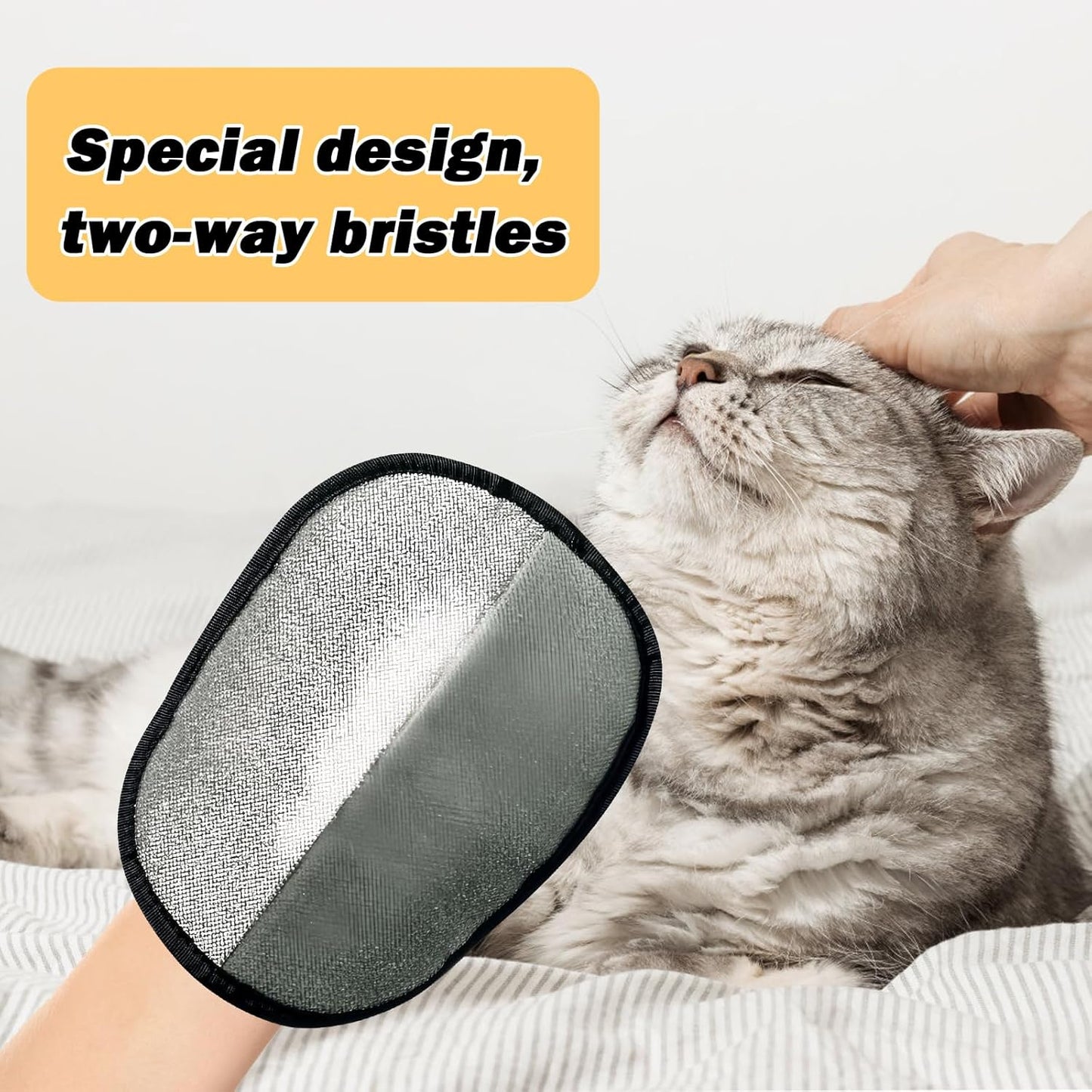 Pet Hair Removal Glove for Cats Dogs,2025 Electrostatic Pet Hair Remover Grooming Removal Gloves for Pets Hair,Hair Remover Gloves for Couch Clothes Carpet Bed Furniture Pet Grooming