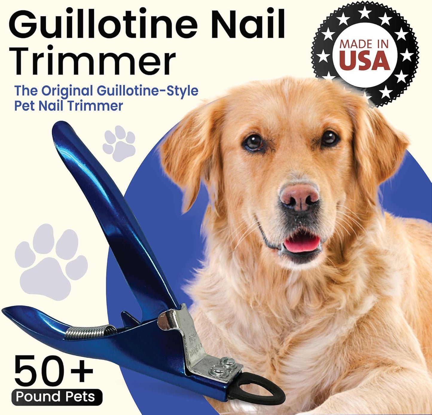 Resco Original Deluxe Dog, Cat, and Pet Nail/Claw Clippers. Best USA-Made Trimmer, More Colors & Sizes