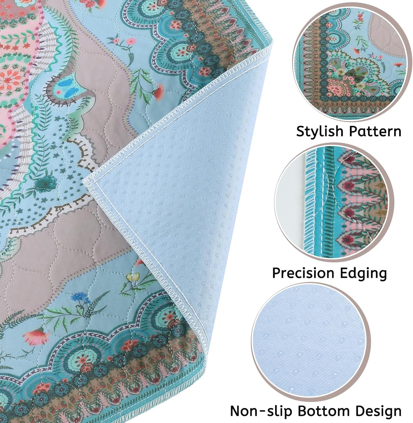 Aitmexcn Washable Pee Pads for Dogs, 2Pack Super Absorbent Reusable Puppy Pads ,100% Waterproof, Leak-Proof Whelping Pads Non-Slip Dog Mats for Floor Protector,Couch Cover, Crate, Potty Training 41x41