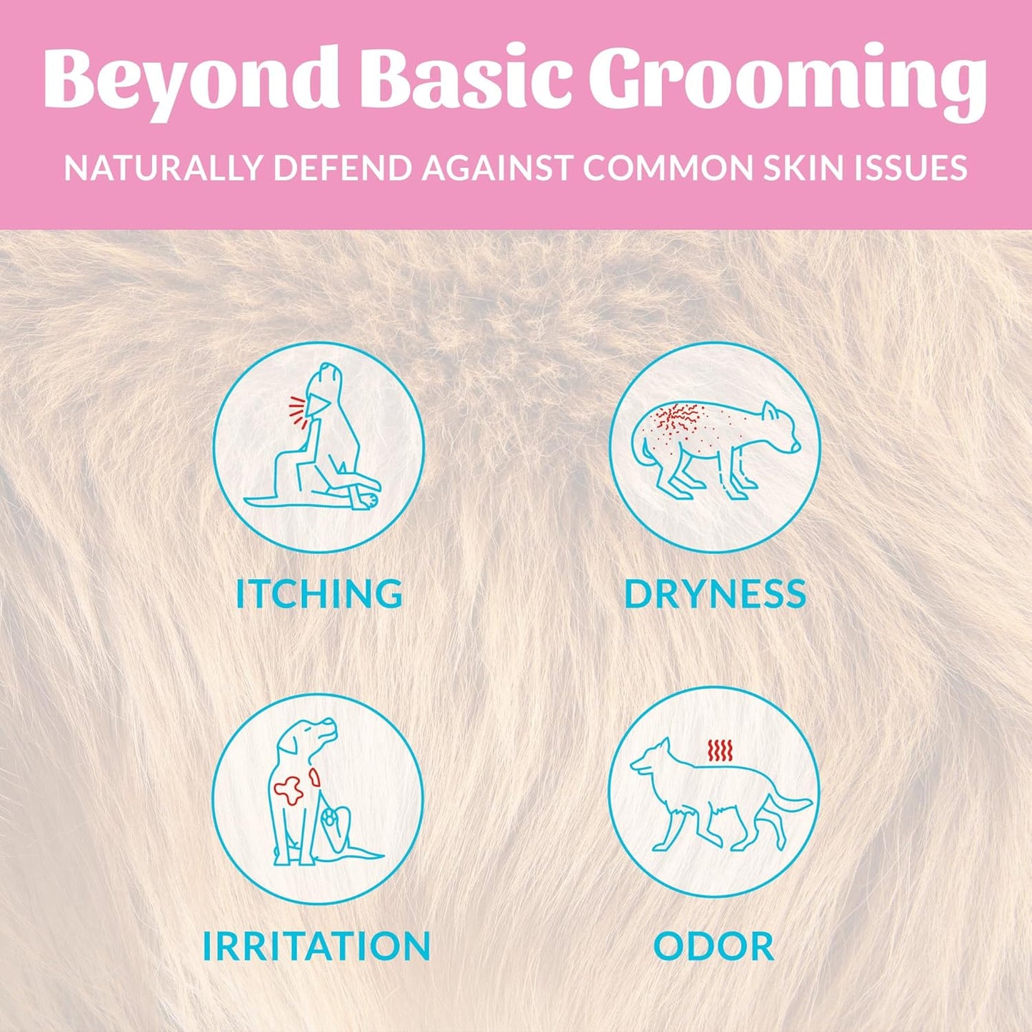 Skout's Honor Probiotic Dog Shampoo & Conditioner with Avocado Oil & Omega-3s, 97% Natural, Paraben & Sulfate-Free, Cruelty-Free, 16oz, Happy Puppy, 2-Pack