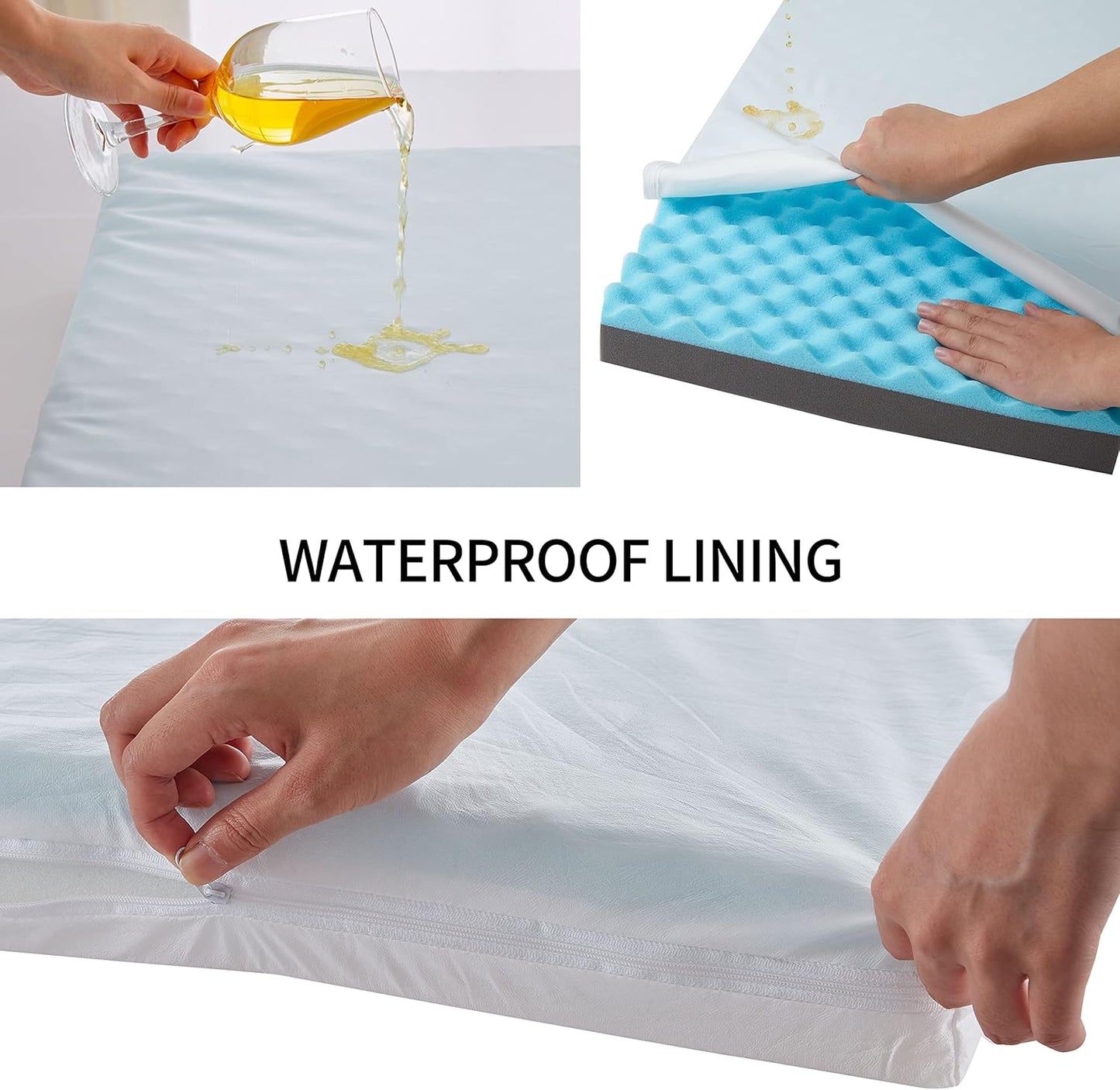 Orthopedic Memory Foam Dog Bed, Cooling Dog Beds for Extra Large Dogs -Waterproof Pet Bed for Crate with Removable Washable Cover, XL(41inch,90Lbs)