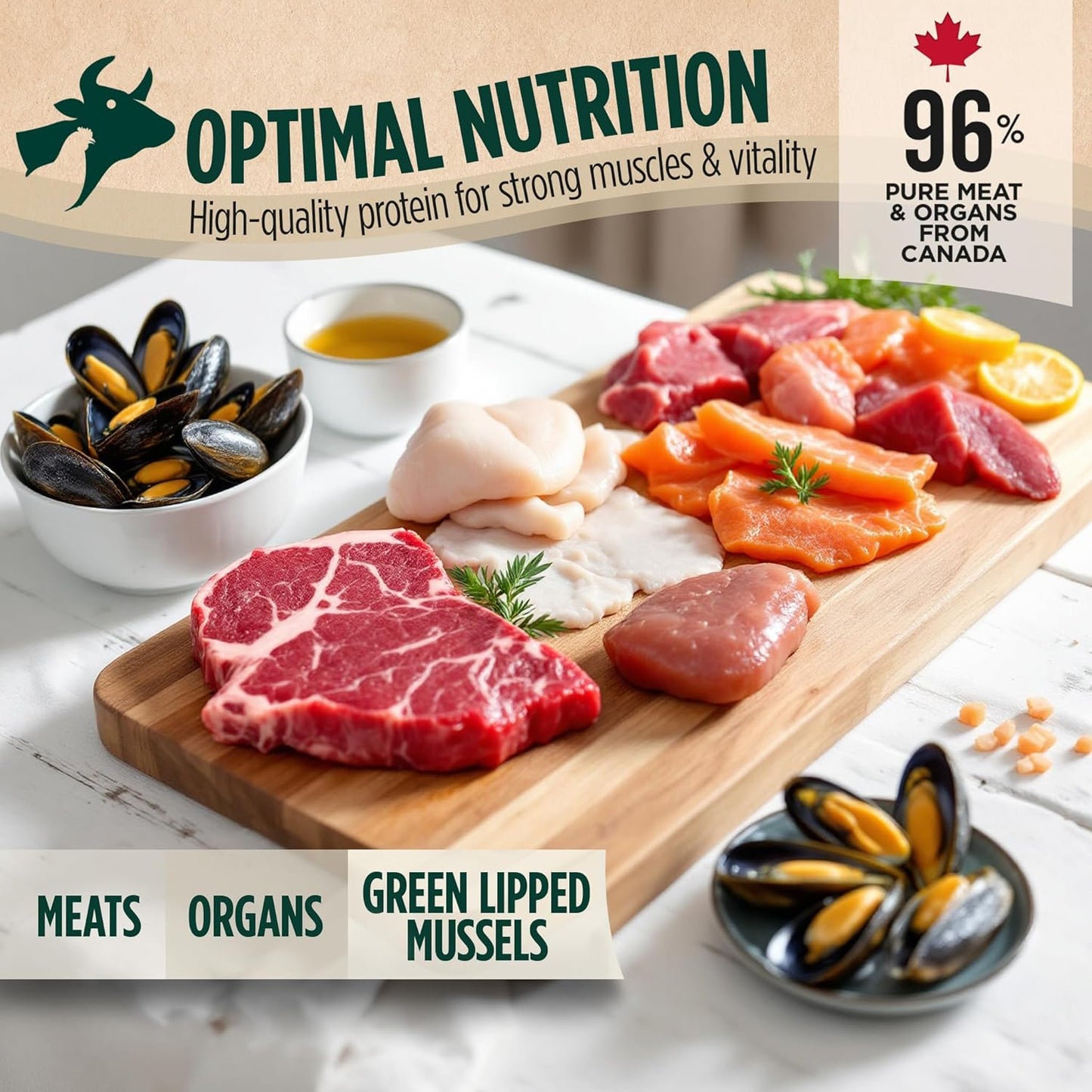 ZEAL Canada Air-Dried Turkey Recipe for Dogs - High Protein, Natural Superfoods, Nutrient Rich, No Fillers, Grain Free, Complete & Balanced (Turkey, 2.2 lb)