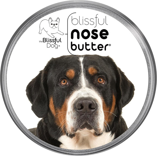 The Blissful Dog Greater Swiss Mountain Dog Unscented Nose Butter - Dog Nose Butter, 4 Ounce