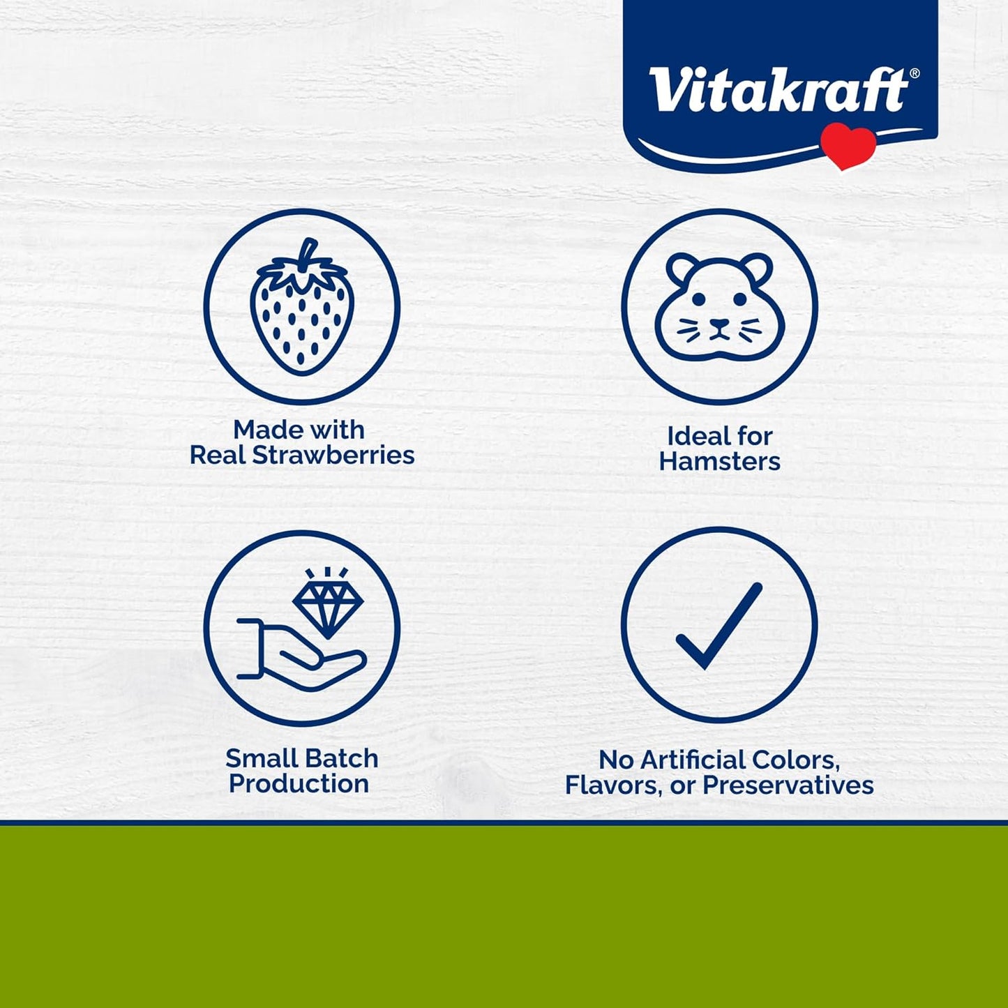 Vitakraft Drops Hamster Treat - Strawberry - Yogurt Treats for Hamsters Pink 5.3 Ounce (Pack of 1)