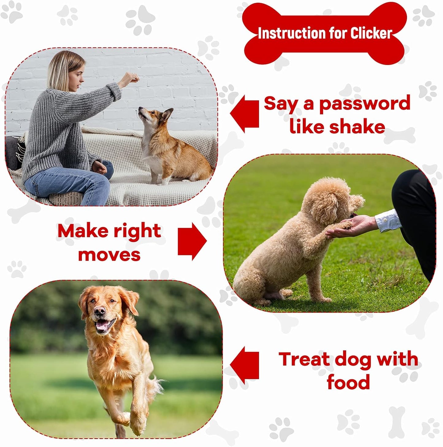 Frienda 18 Pieces Dog Training Clicker, Pet Behavioral Training Clickers with Wrist Strap for Dogs Cats Puppy Birds Horses(Multicolor)