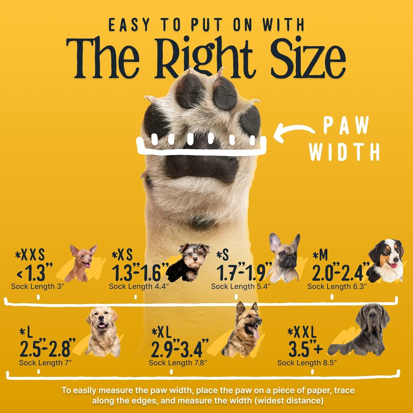 DOK TigerToes Premium Non-Slip Dog Socks for Hardwood Floors - Extra-Thick Grip That Works Even When Twisted - Prevents Licking, Slipping, and Great for Dog Paw Protection (Sassy Pink, Large)