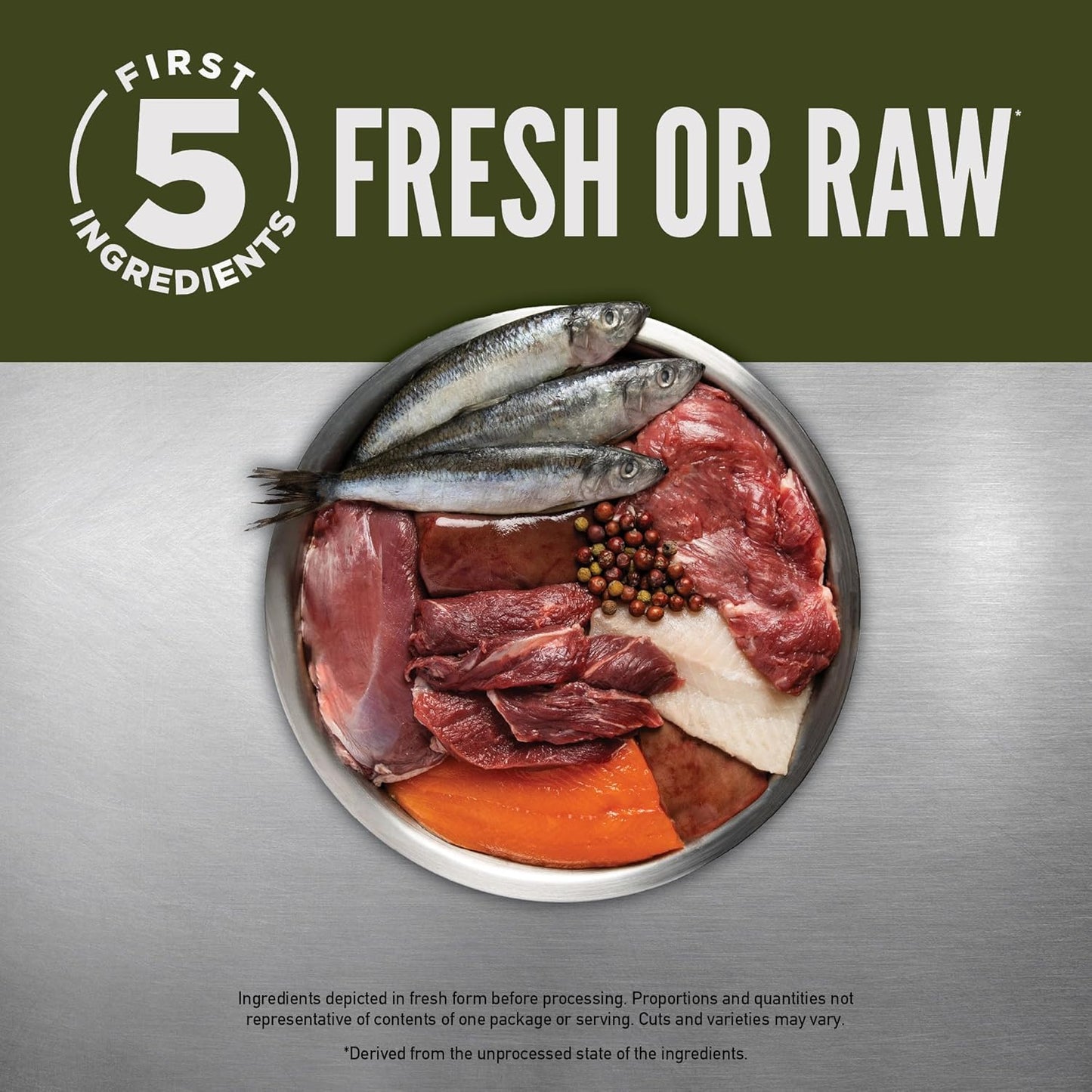 ORIJEN Grain Free High Protein Premium Dry Cat Food Tundra Recipe 4lb Bag