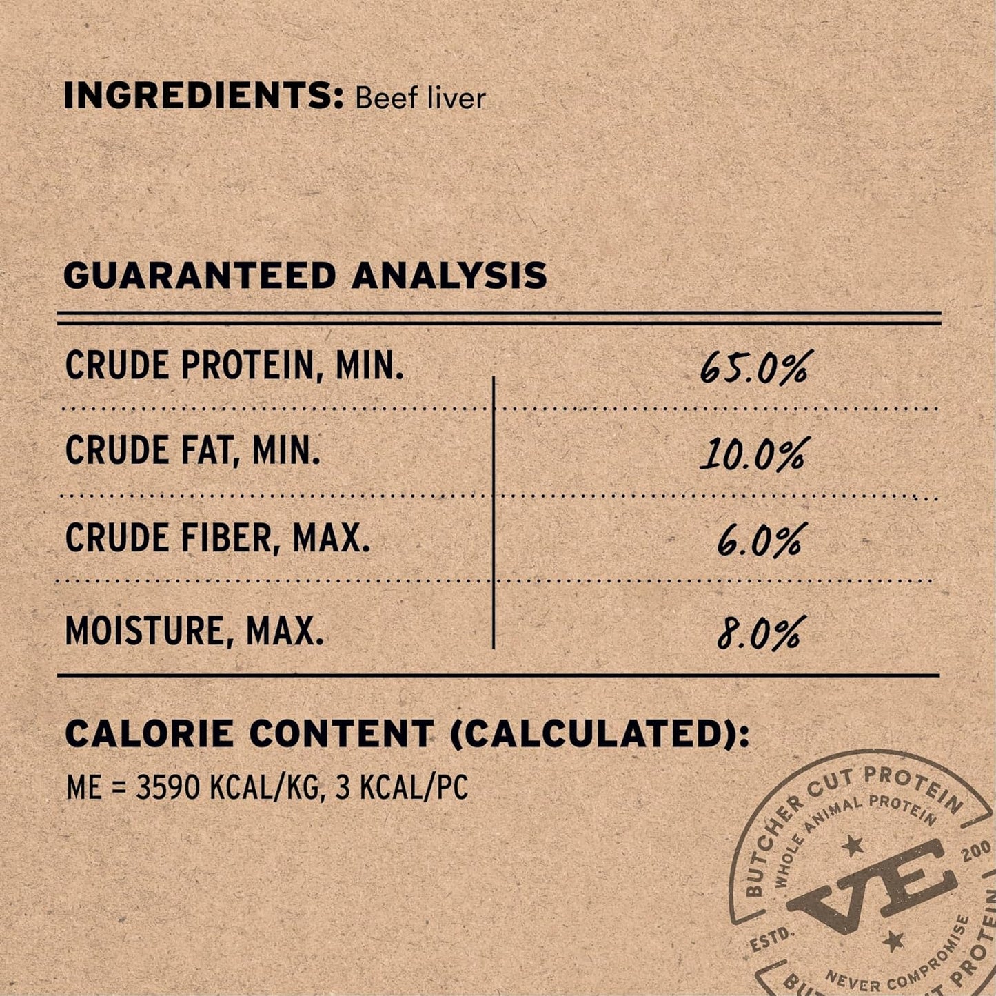 Vital Essentials Beef Liver Dog Treats, 15 oz | Freeze-Dried Raw | Single Ingredient | Premium Quality High Protein Training Treats | Grain Free, Gluten Free, Filler Free