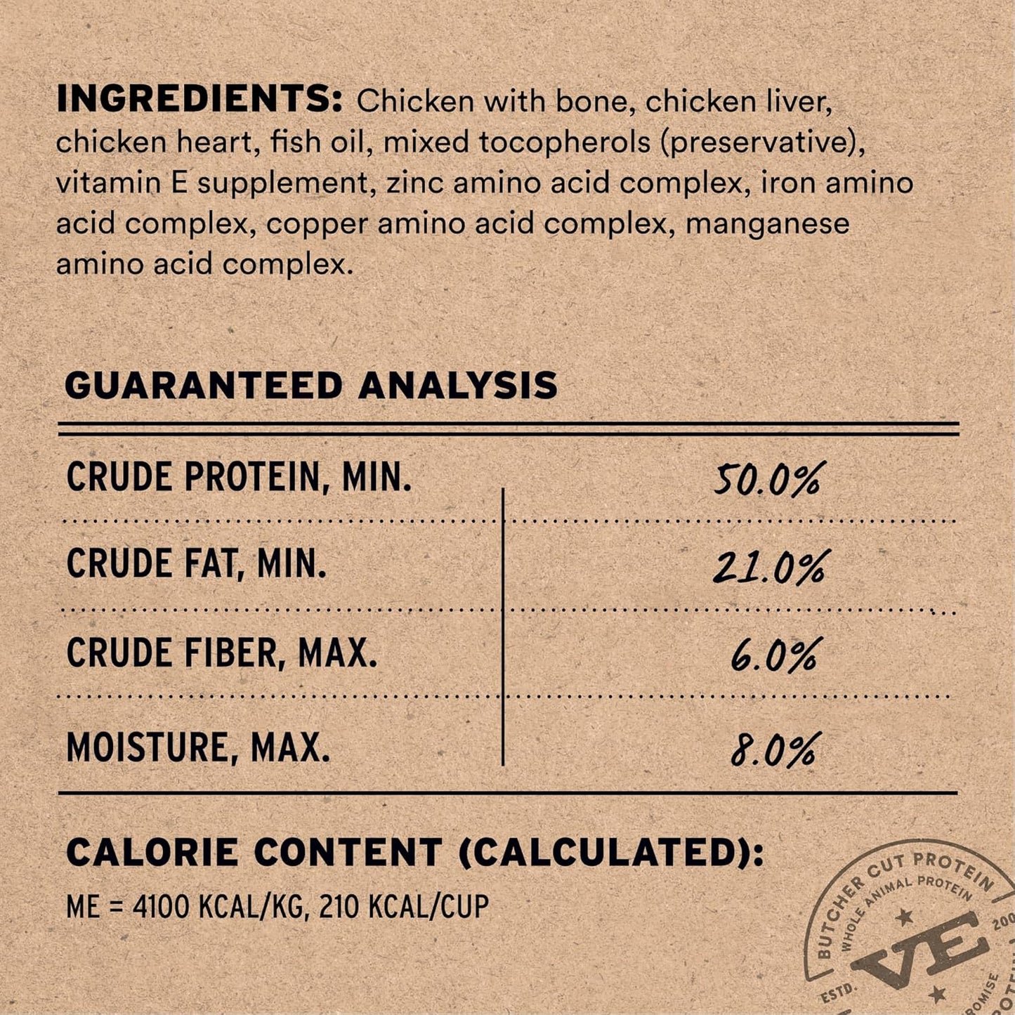 Vital Essentials Freeze-Dried Raw Chicken Meal or Mixer Dog Food Crunchy Mini Nibs, 14 oz