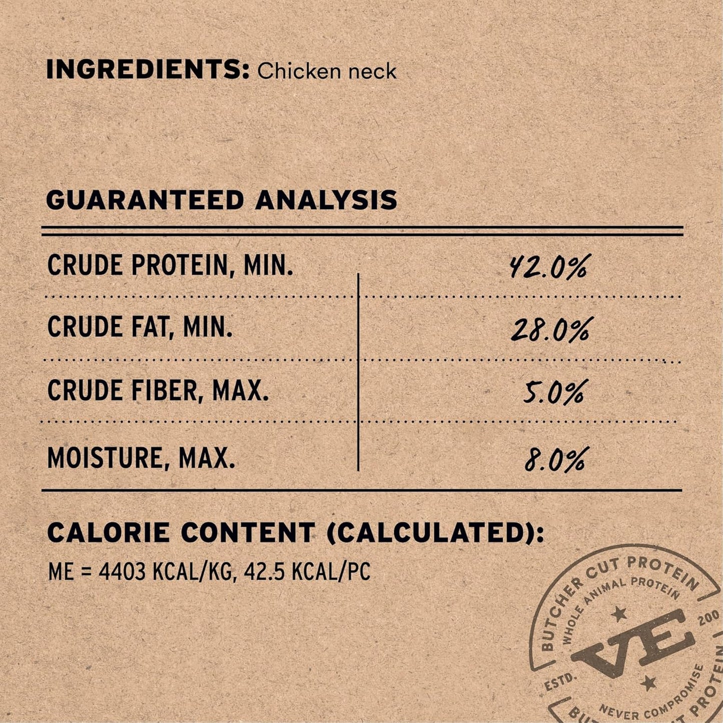 Vital Essentials Chicken Necks Dog Treats, 9 oz | Freeze-Dried Raw | Single Ingredient | Premium Quality High Protein Training Treats | Grain Free, Gluten Free, Filler Free