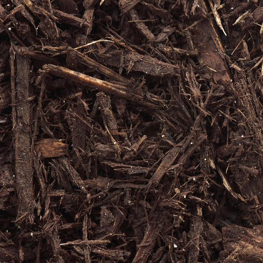 Premium Brown Wood Mulch for Landscaping, Gardens, Lawns, Potting Media, and Potted Plants (0.3 CF - 8 L - 9 QTS)