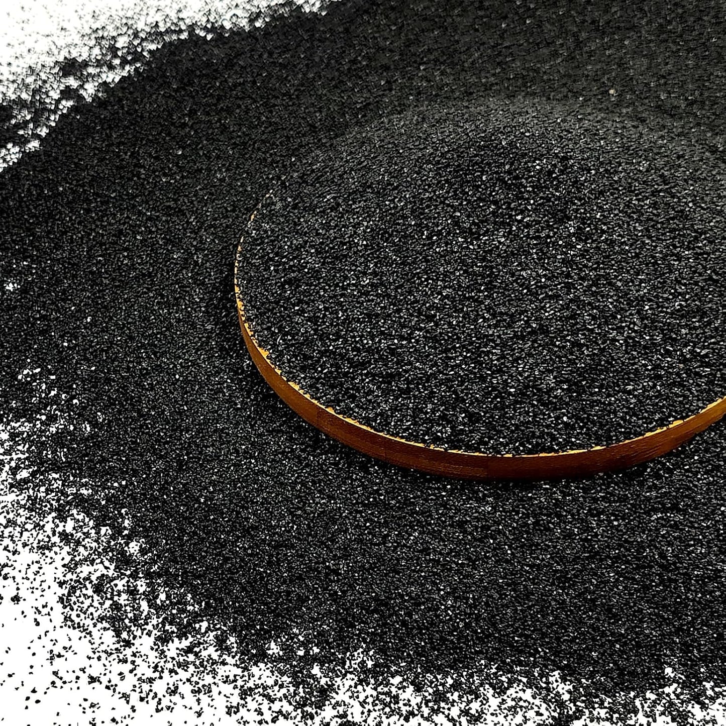 20 lbs Black Silica Sand. Decorative Aquarium Gravel Substrate for Fish Tank, Plants Potted, Fire Pits, Candle, Vase Filler and Crafts