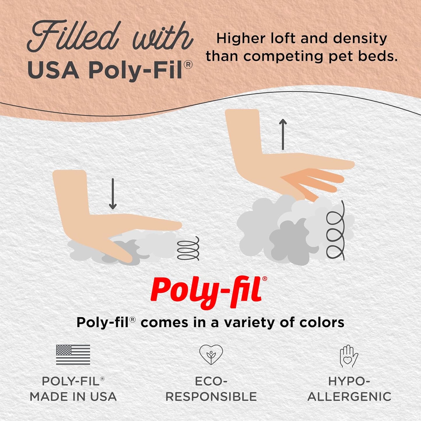 Best Friends by Sheri Original Calming Donut Dog and Cat Bed, Lux Faux Fur, Oyster, (23in x 23in) - Anxiety Relief for Pets Up to 25 lbs