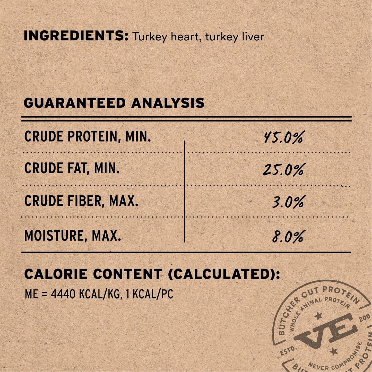 Vital Essentials Turkey Giblets Dog Treats, 2 oz | Freeze-Dried Raw | Single Ingredient | Premium Quality High Protein Training Treats | Grain Free, Gluten Free, Filler Free