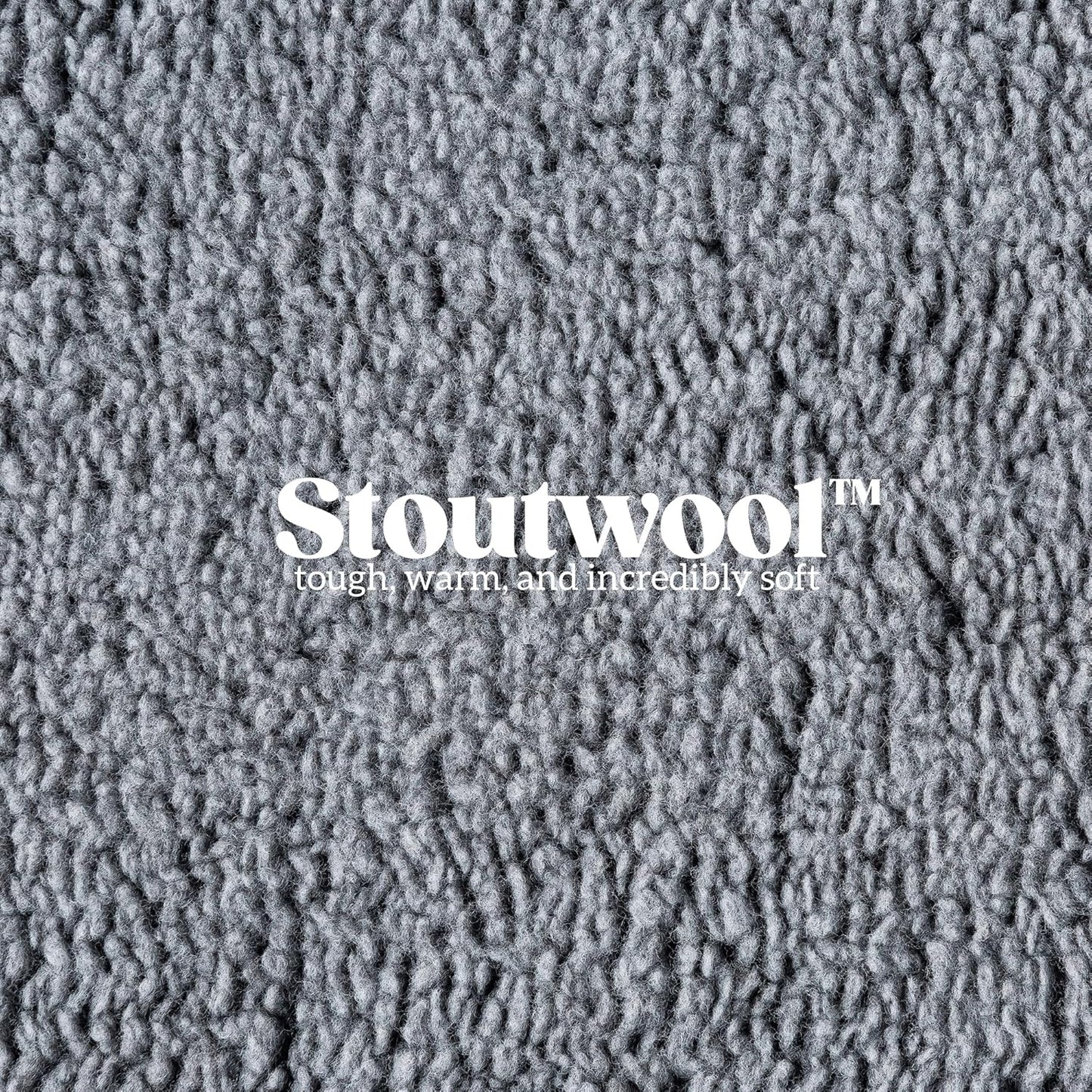 Stoutwool Indestructible Dog Bed - Fluffy Chew Proof Dog Crate Pad - Tough Kennel Pad for Aggressive Chewers - Washable, Ideal for Small Breeds & Fits 24-Inch Crate - 23"x16", Charcoal